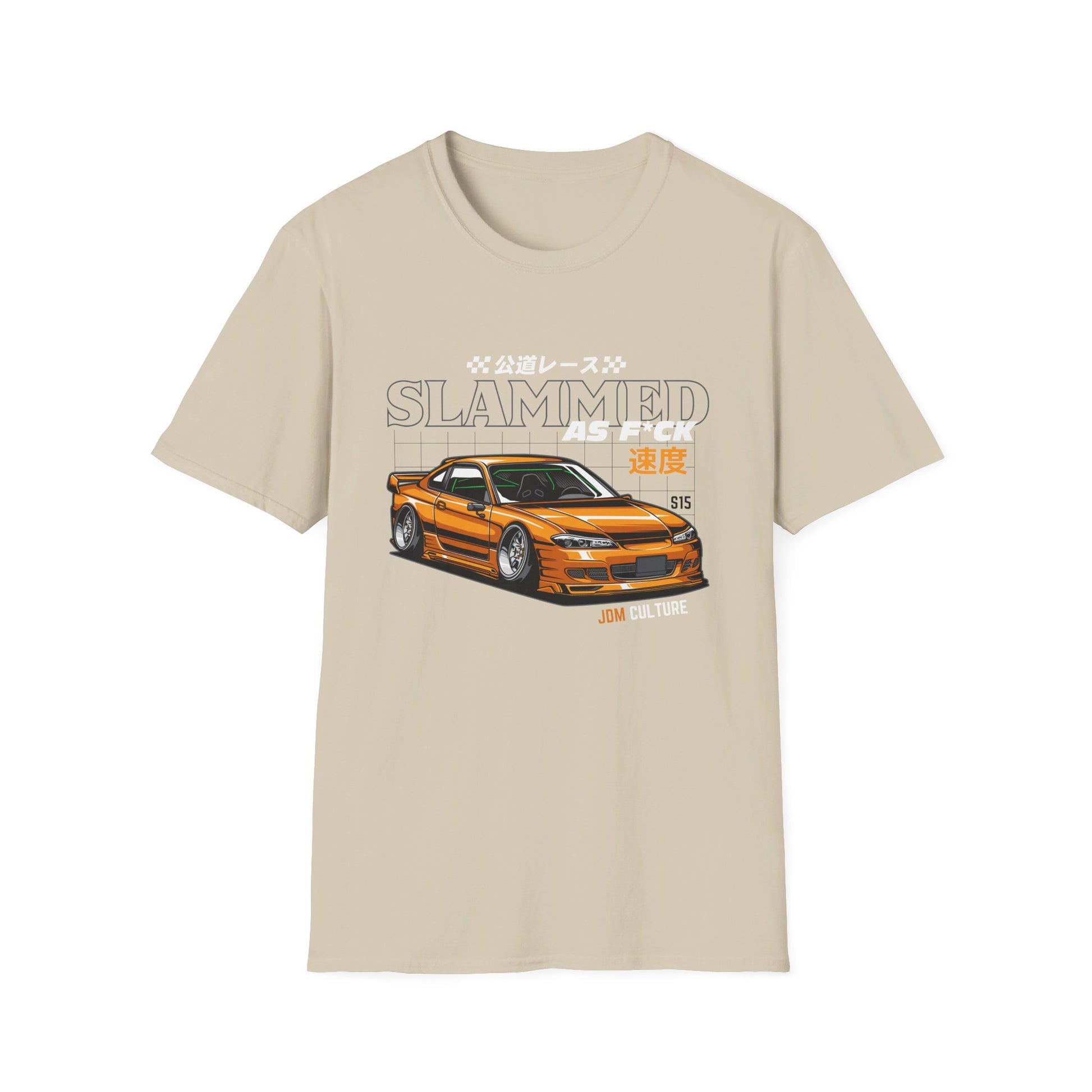 JDM Culture Slammed S15 T-Shirt – Low and Loud, the Ultimate Stance