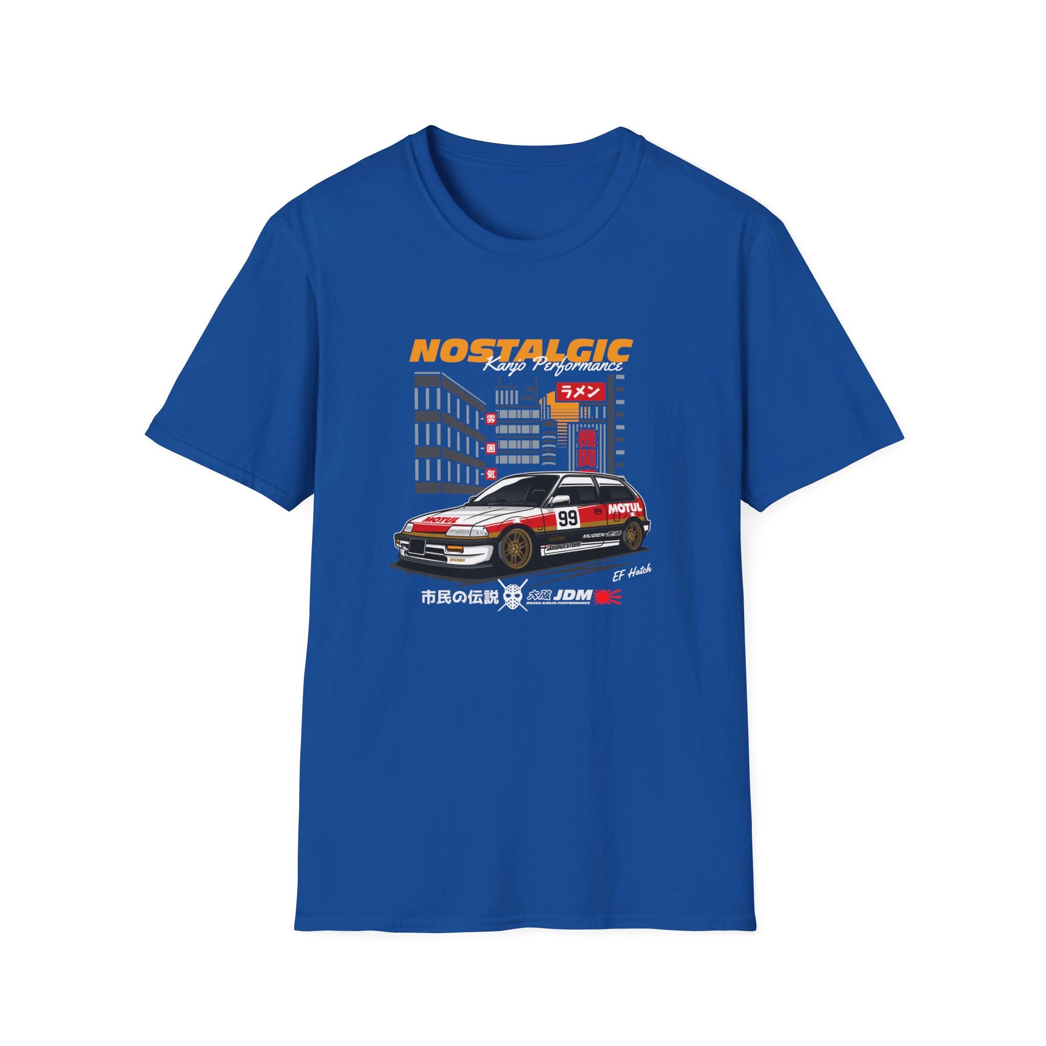 Nostalgic Honda Civic EF Hatch T-Shirt Celebrate a Classic JDM Icon