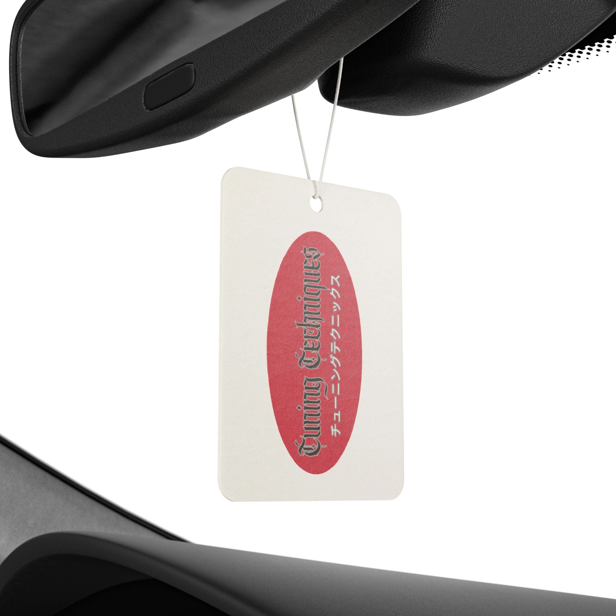 Tuning Techniques JDM Logo Scent Tag – Black Ice, Pine, New Car