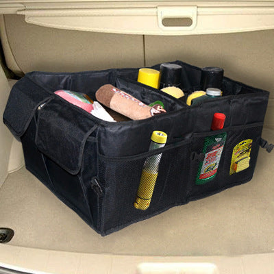 Heavy-Duty Trunk Organizer with Multiple Compartments and Waterproof Lining