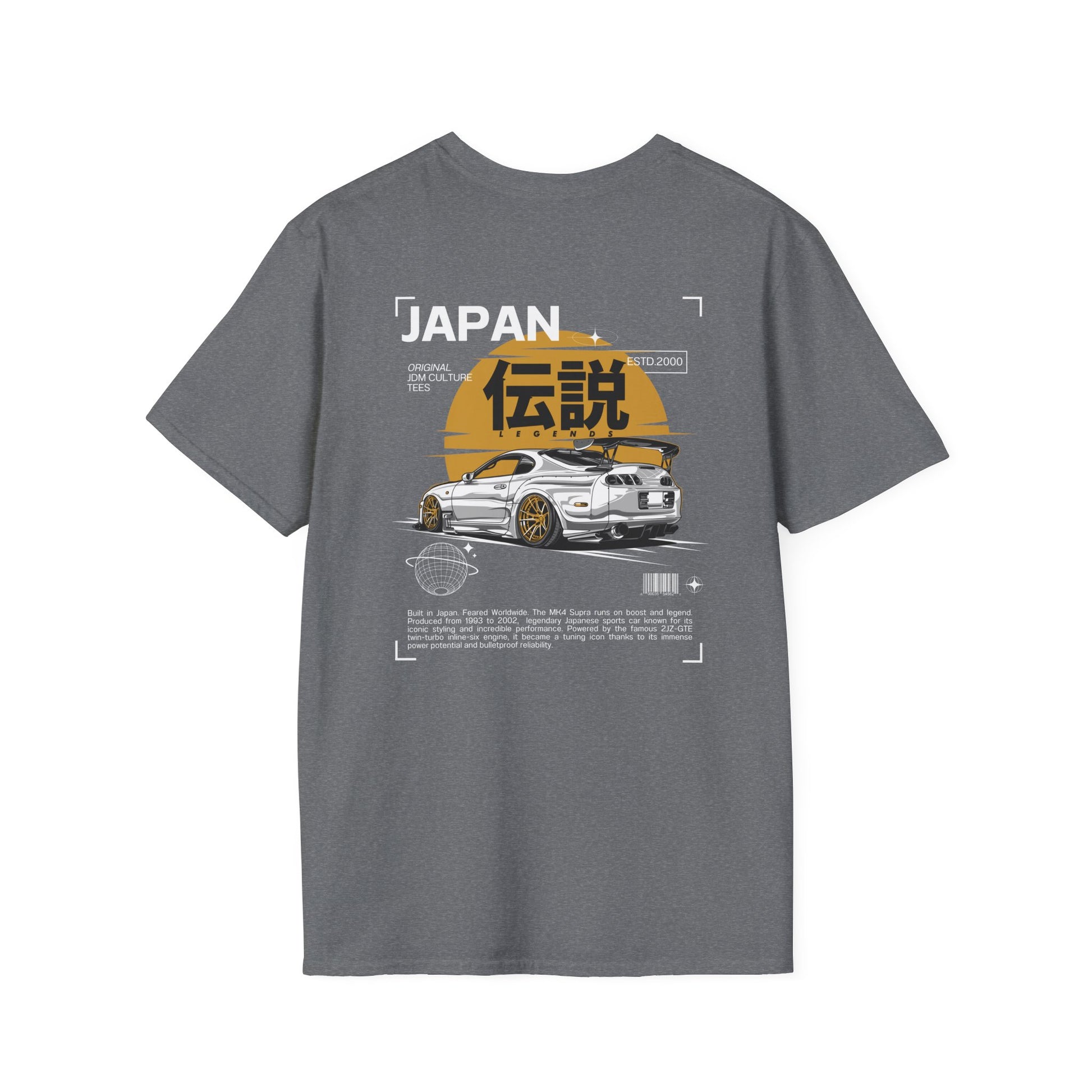 Toyota Supra MK4 "Legend of Japan" Tee – Front & Back Print