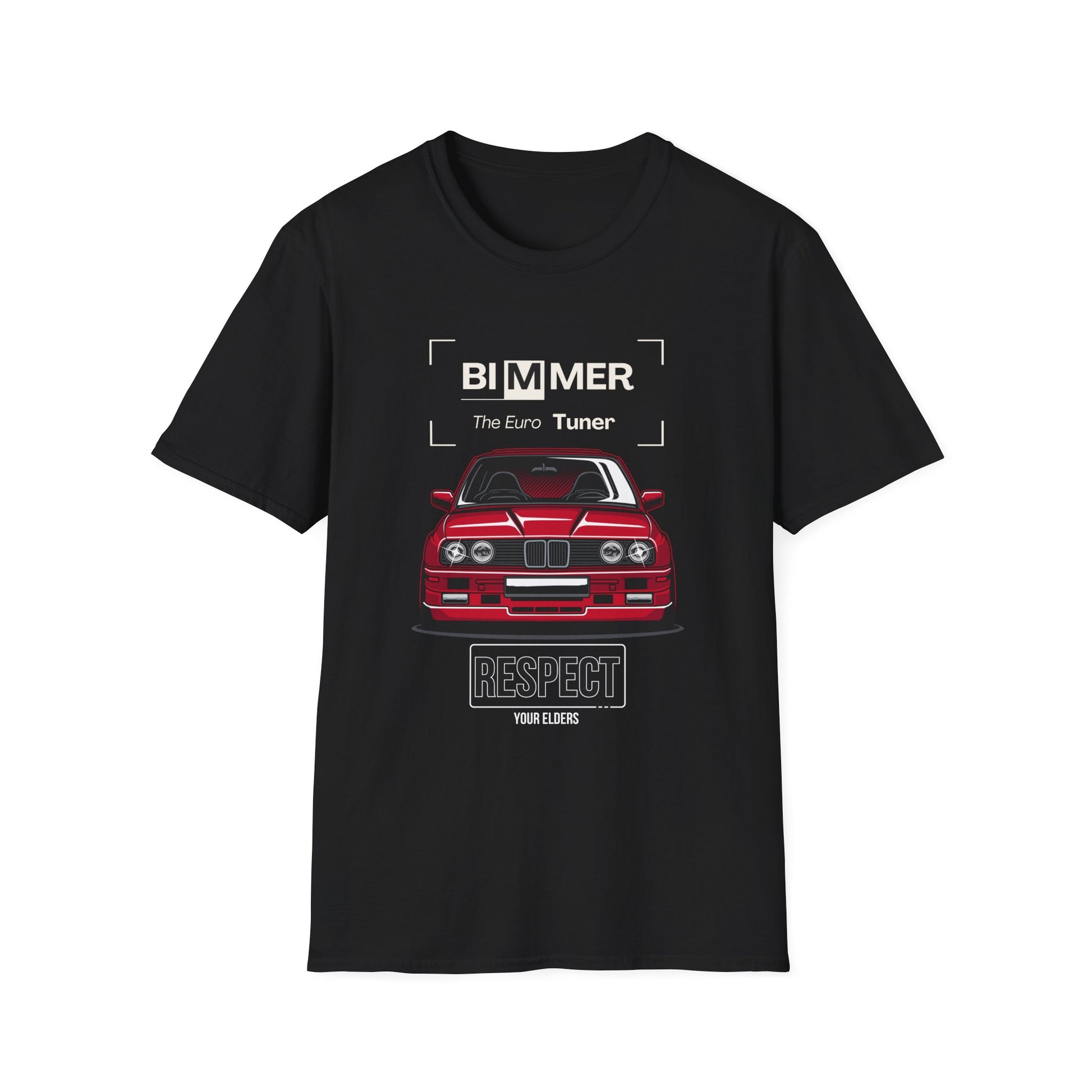 Bimmer E30 Euro Tuner T-Shirt with European Style