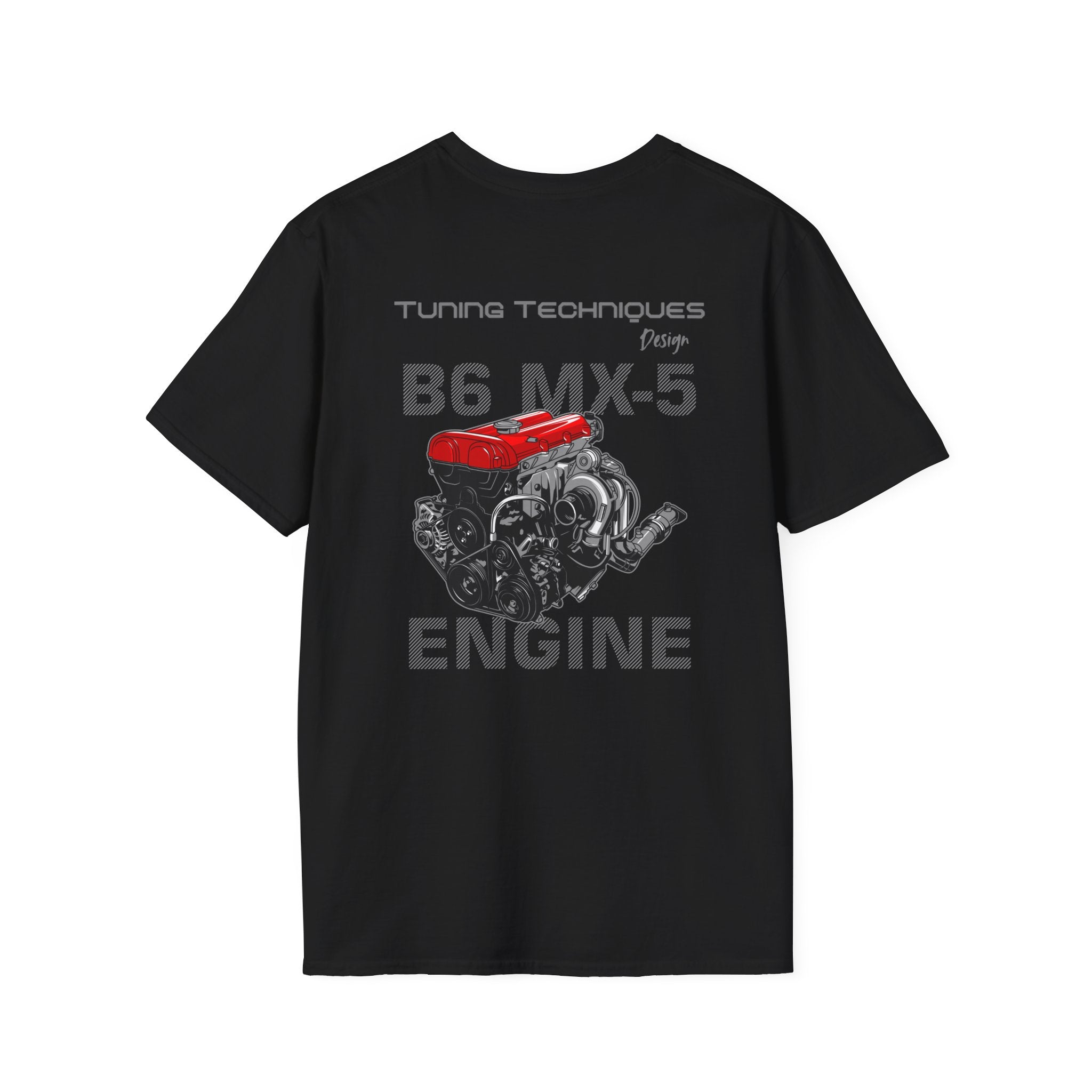 Mazda B6 MX-5 Turbo Engine T-Shirt – Boosted Miata Power