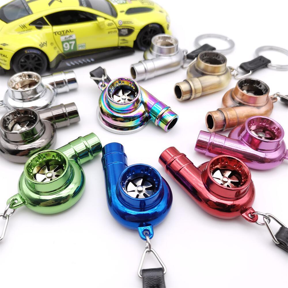 Turbo Whistle Keychain – Alloy Metal Simulation Turbo Model for Car Enthusiasts (1pc)