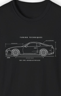 Toyota Supra Blueprint Tee | Minimal JDM Streetwear Shirt | OEM+ Collection Tuning Techniques