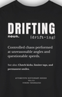 Drifting Definition Tee | Controlled Chaos Drift Shirt | Automotive Dictionary Series Tuning Techniques