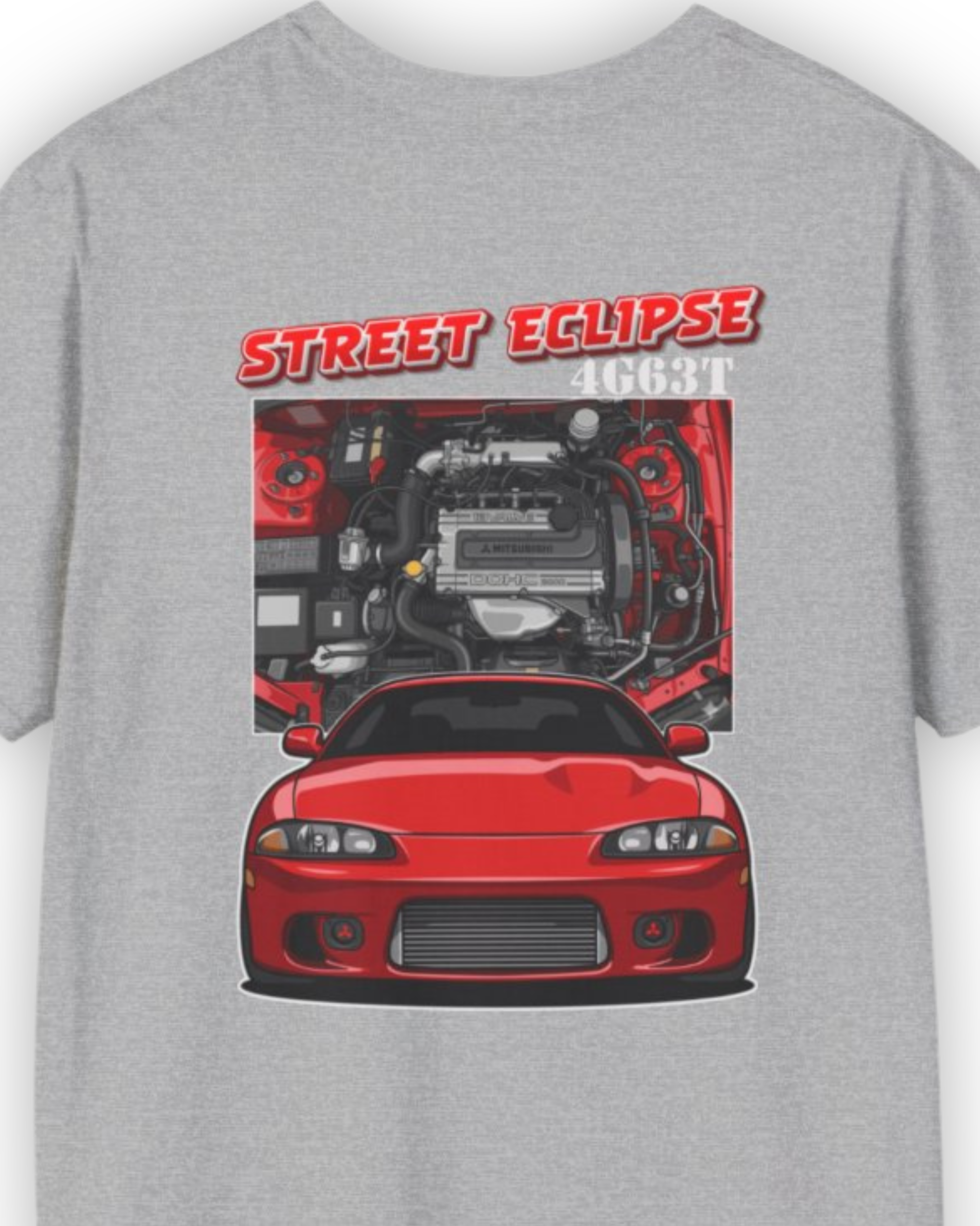 Street Eclipse Tee | 4G63T Turbo Car Culture Streetwear Shirt Tuning Techniques