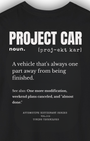 Project Car Definition Shirt Tuning Techniques