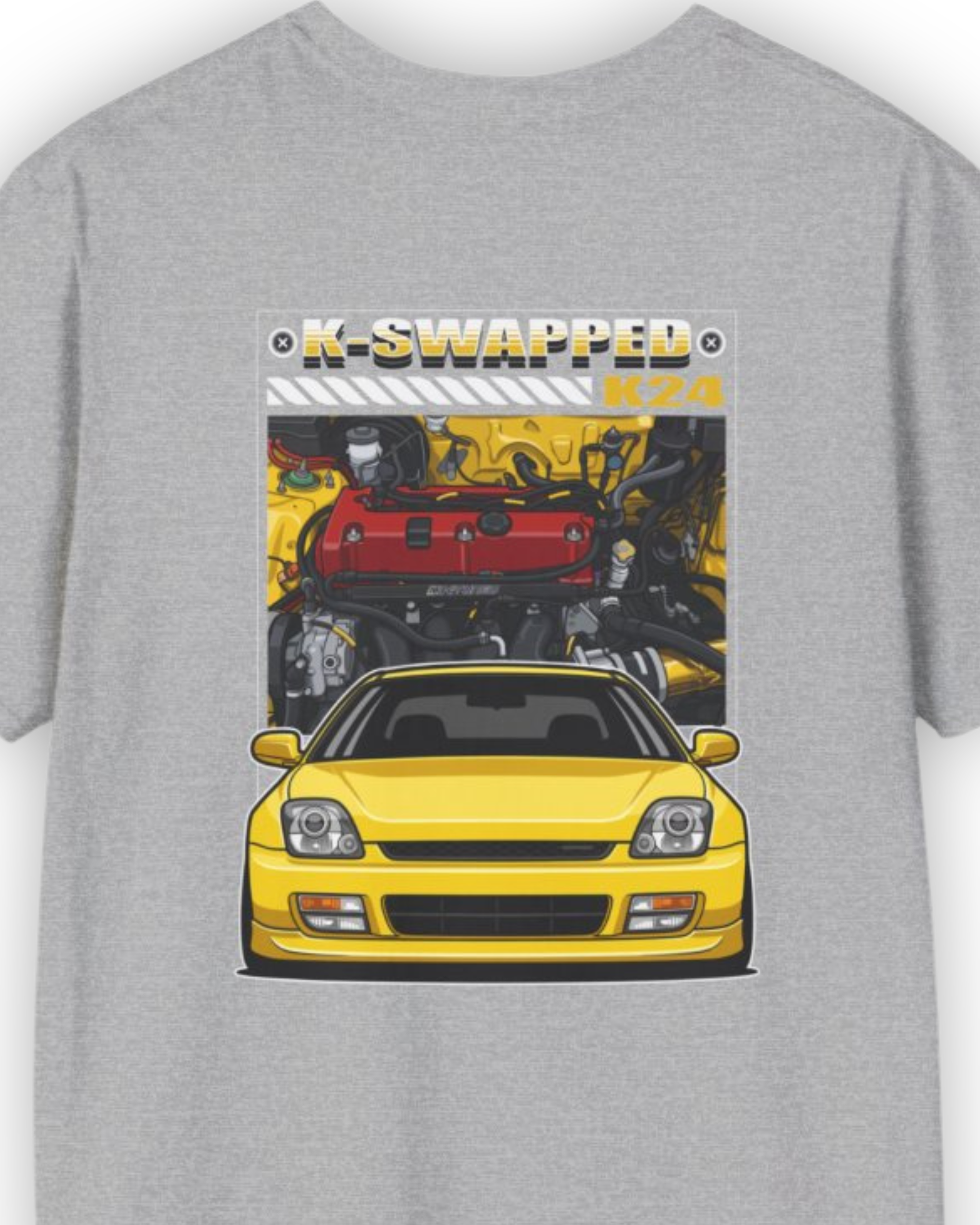 K-Swapped K24 Tee | Engine Swap Car Culture Shirt Tuning Techniques