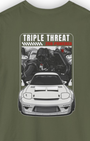 Triple Threat 20B Tee | Rotary Powered RX7 Streetwear Shirt Tuning Techniques
