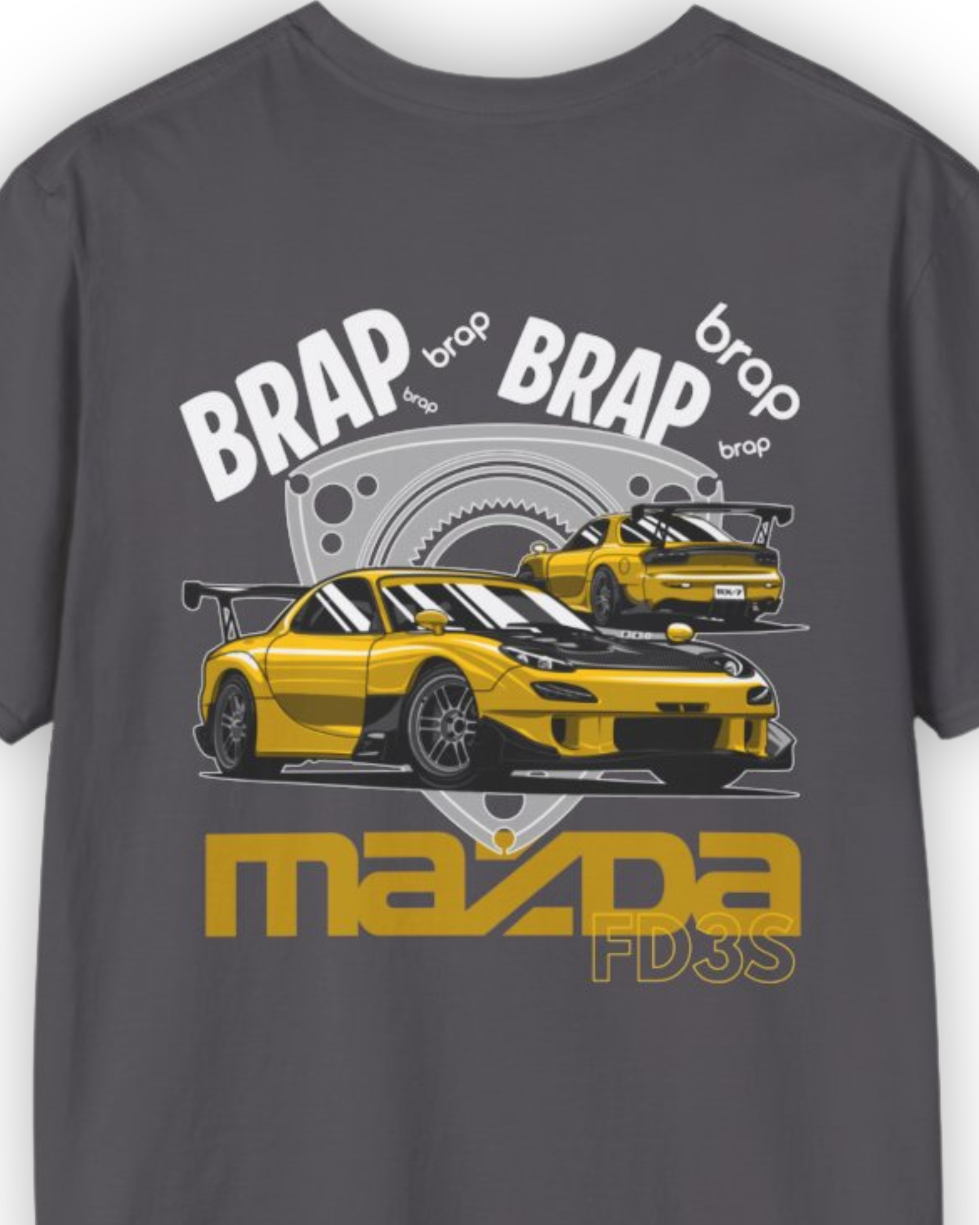 Brap Brap Rotary Tee | JDM Engine Streetwear Shirt Tuning Techniques