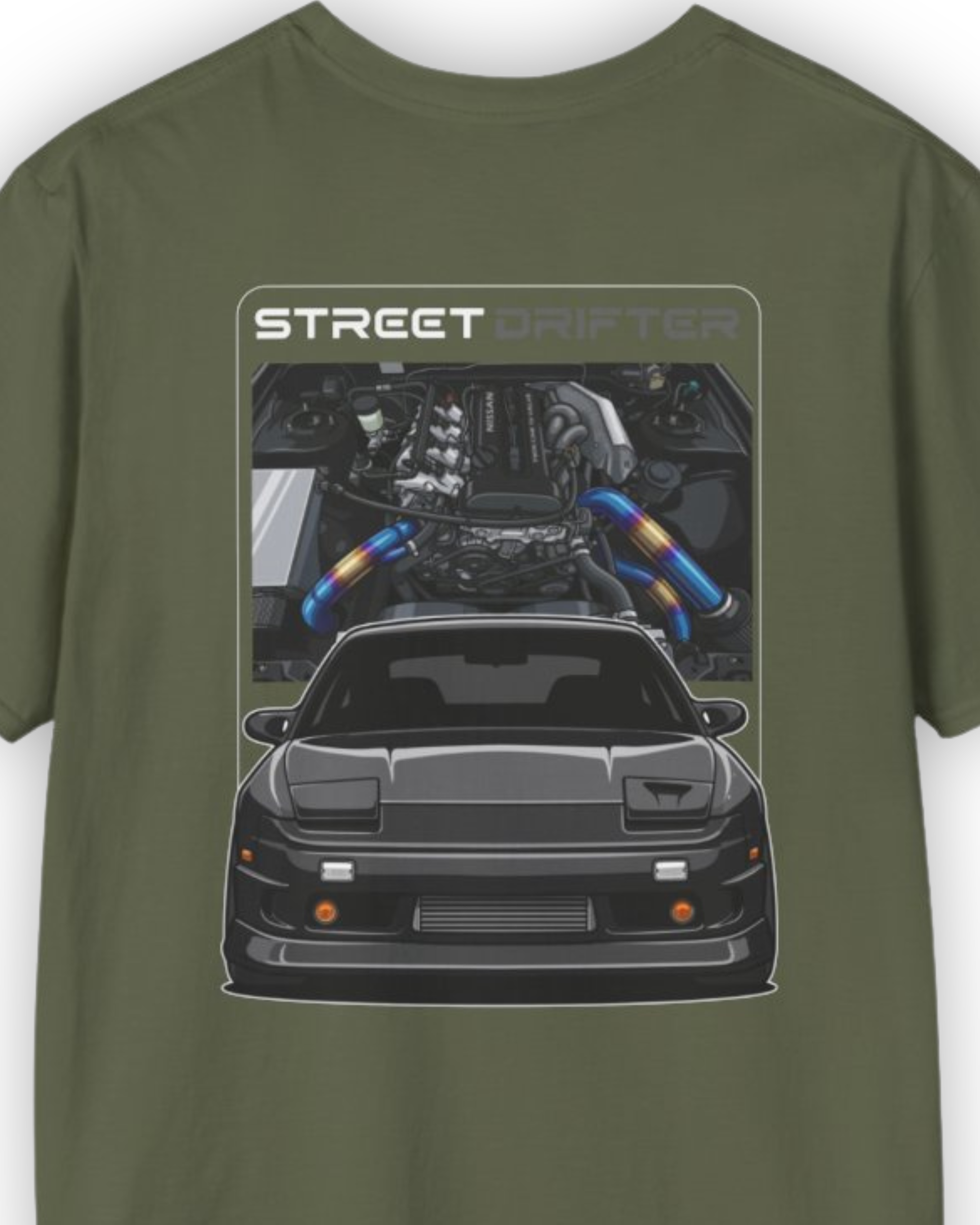 180SX Street Drifter Tee | JDM Drift Culture Streetwear Shirt Tuning Techniques