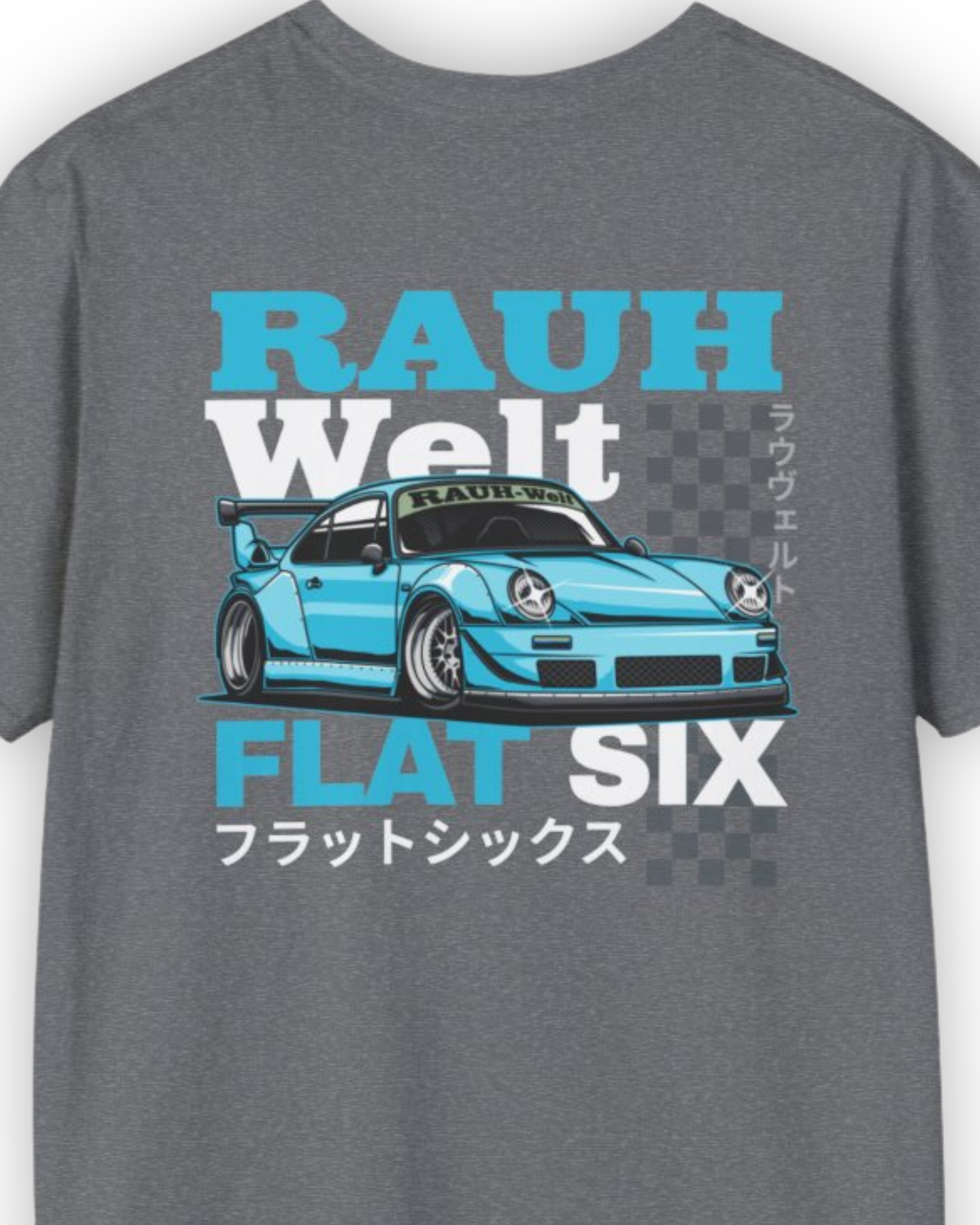 Widebody 964 “Flat Six” Tee | Air-Cooled Performance Streetwear Shirt Tuning Techniques
