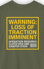 Loss of Traction Warning Tee | Drift Control Streetwear Shirt Tuning Techniques