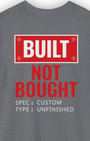 Built Not Bought Spec Tee | Car Culture Streetwear Shirt Tuning Techniques