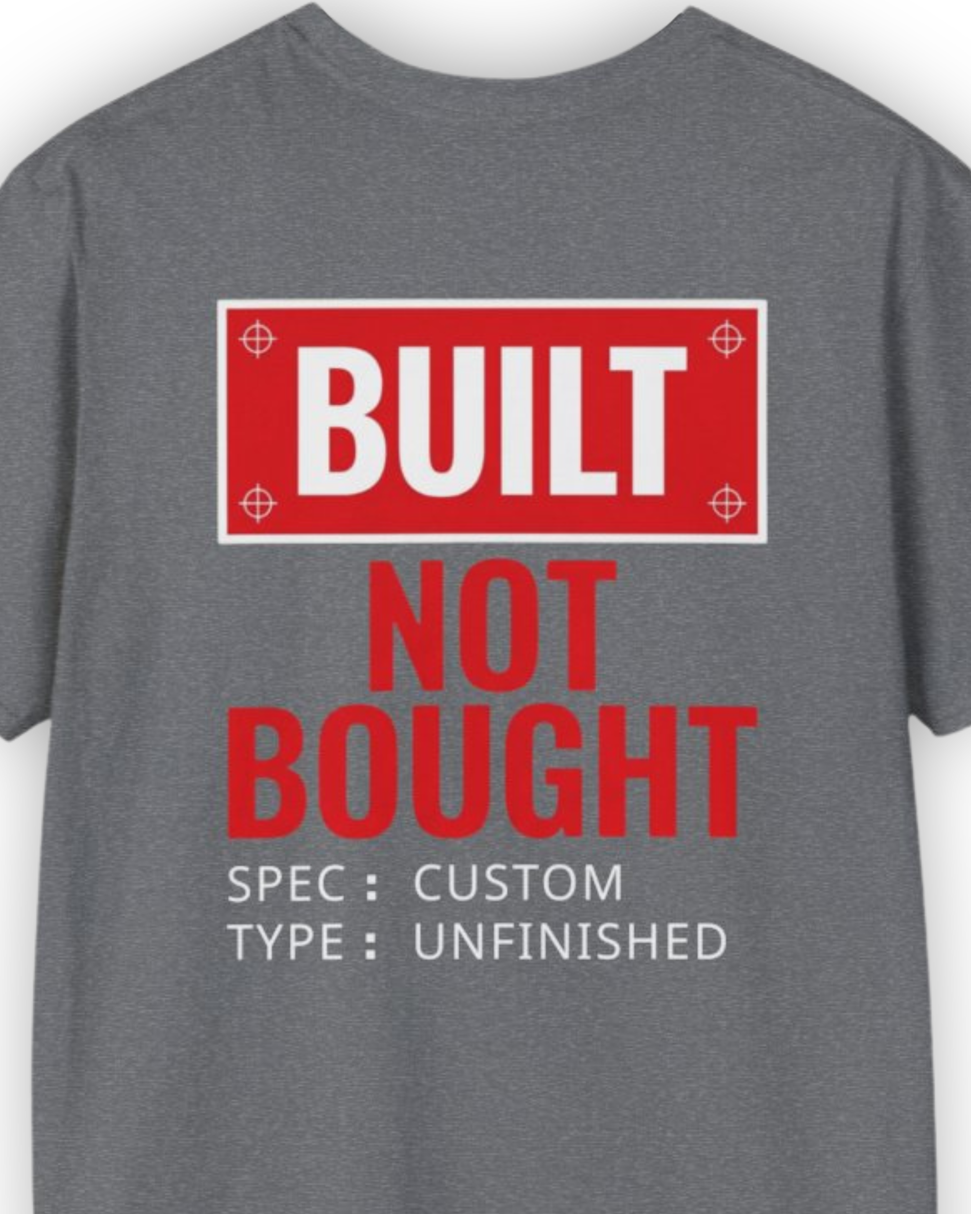 Built Not Bought Spec Tee | Car Culture Streetwear Shirt Tuning Techniques