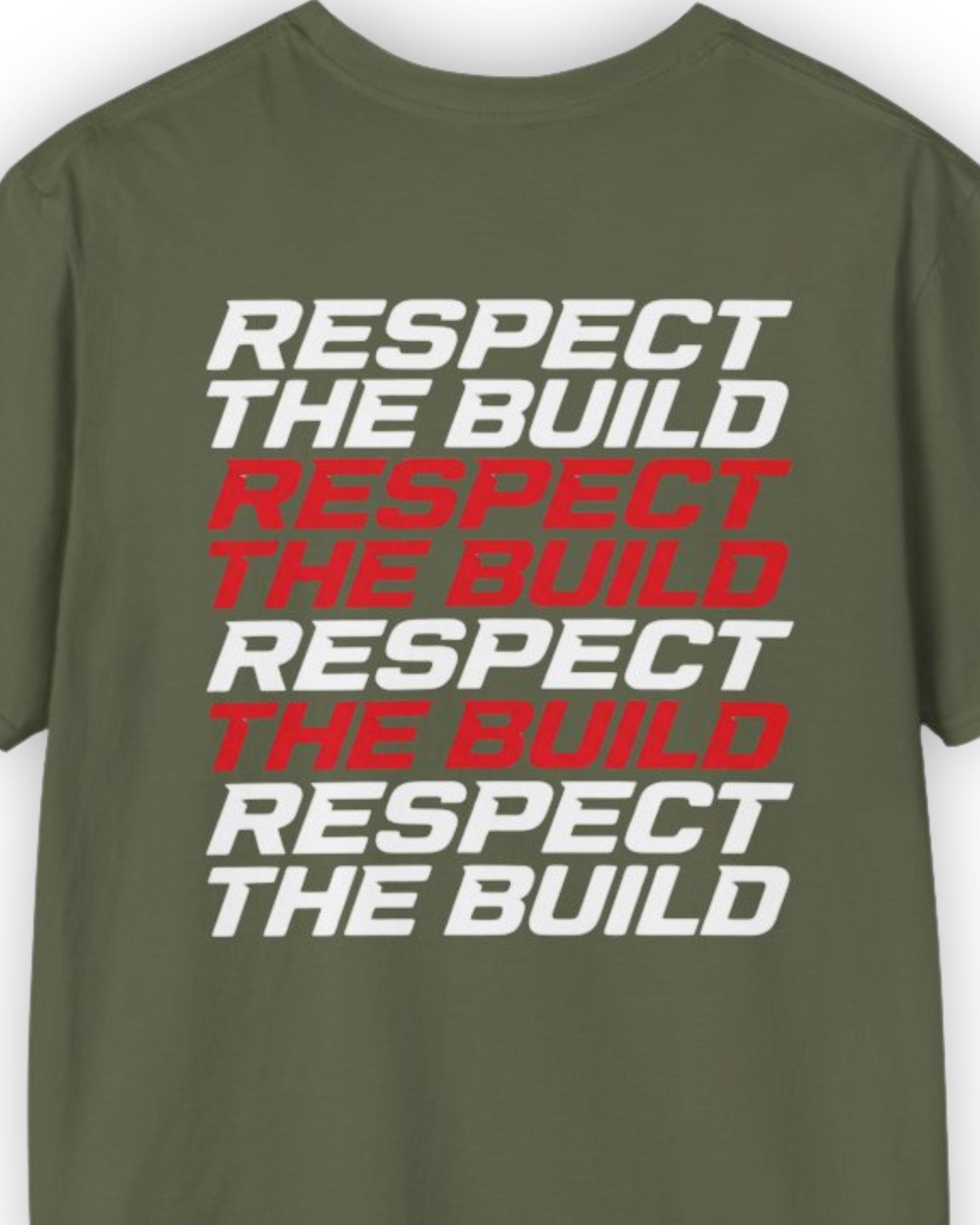 Respect The Build Tee | Stacked Minimal Automotive Streetwear Shirt Tuning Techniques