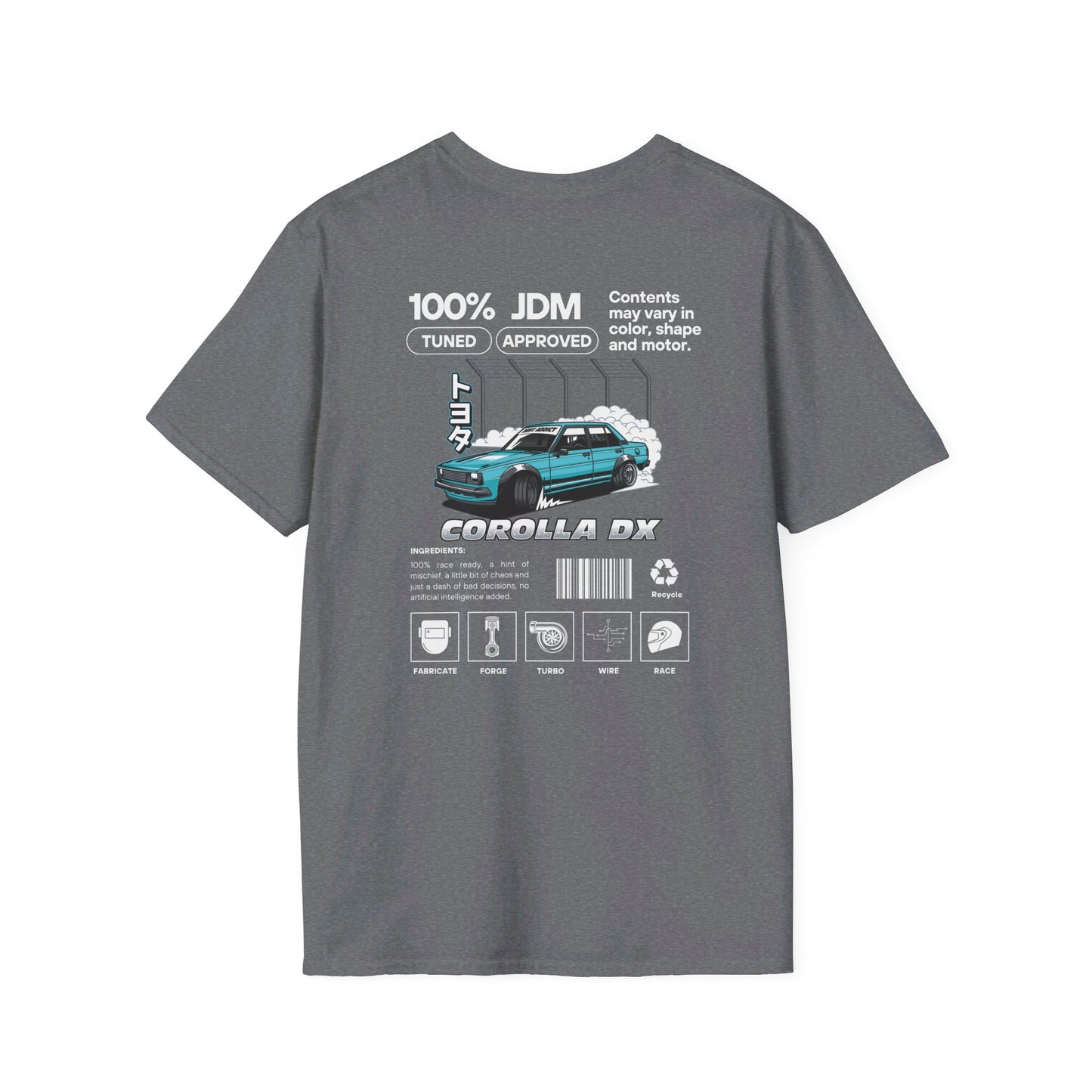 JDM Approved Corolla DX Package T-Shirt – Embrace the Classic JDM Charm