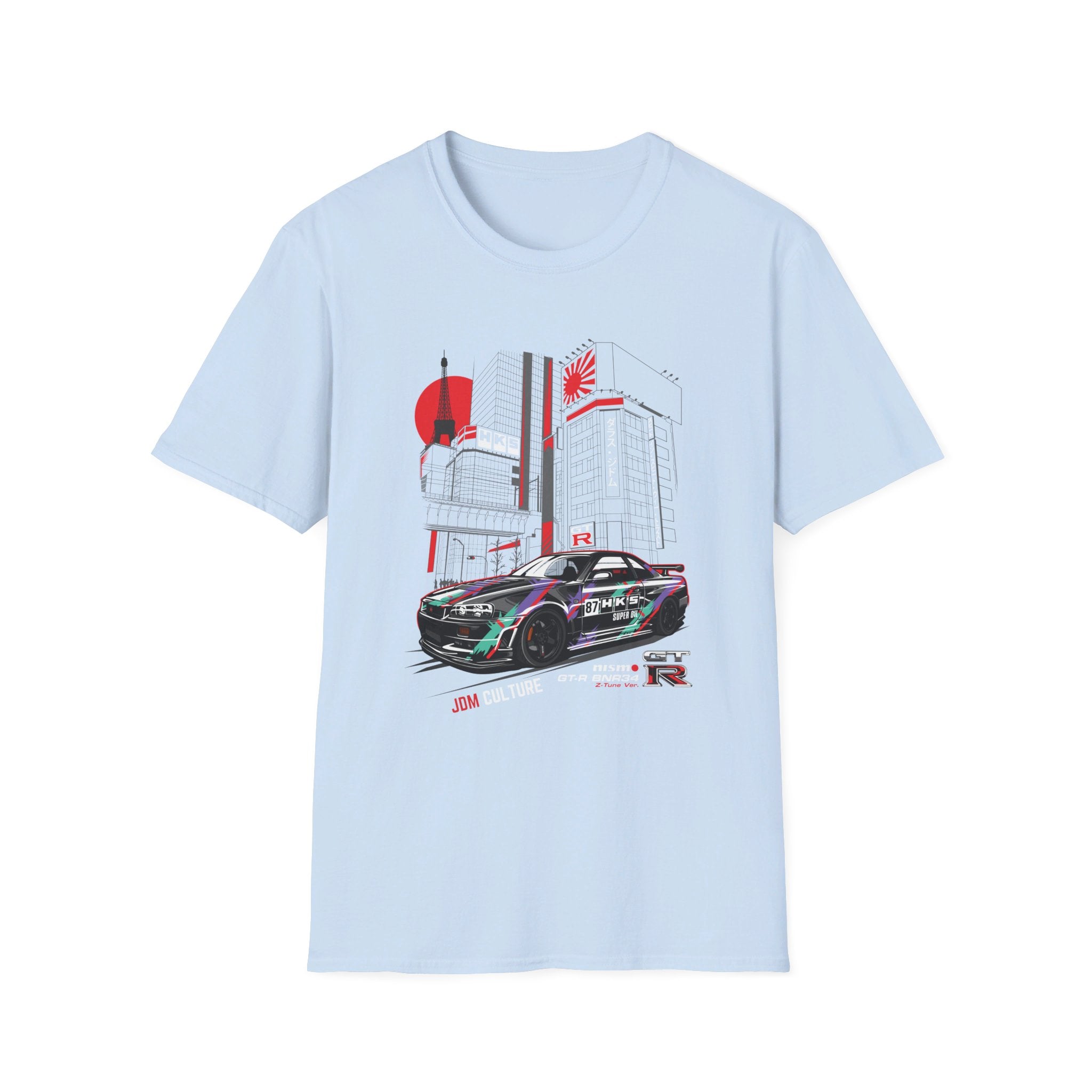 Unleash the Spirit of the Streets with the JDM Culture HKS R34 City T-Shirt
