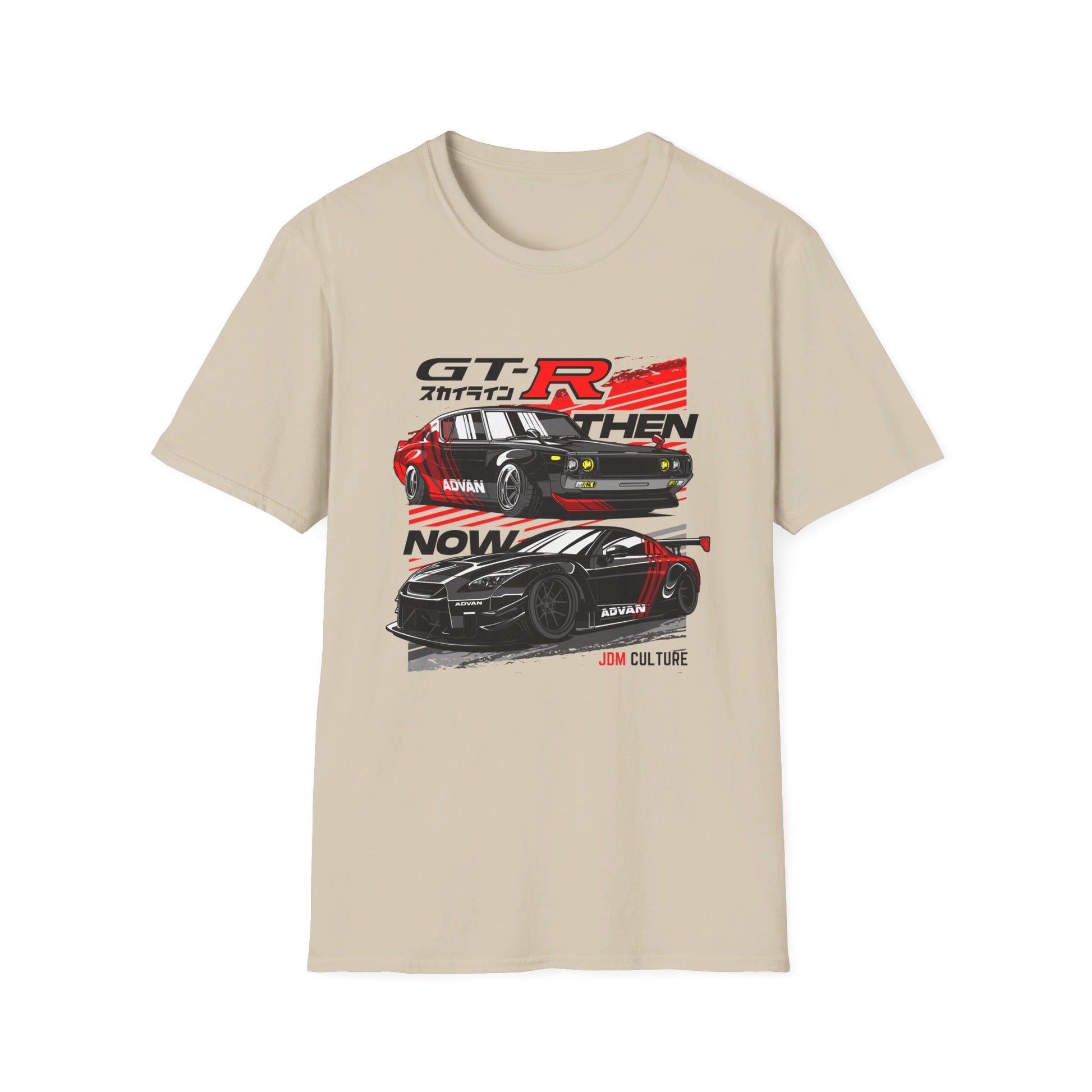 JDM Culture GTR Then and Now T-Shirt – A Tribute to Generations of Performance