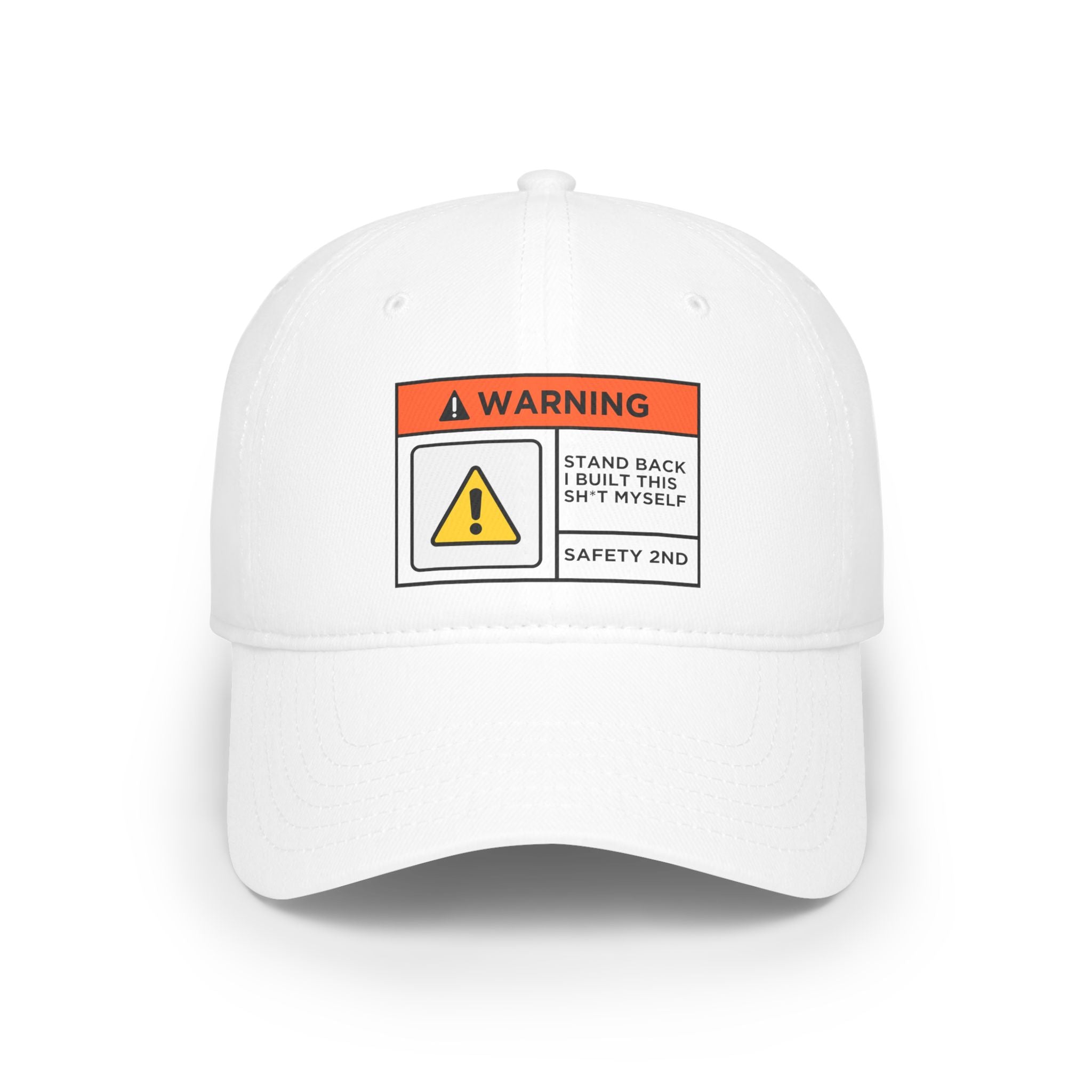 Warning I Built This Myself Baseball Cap
