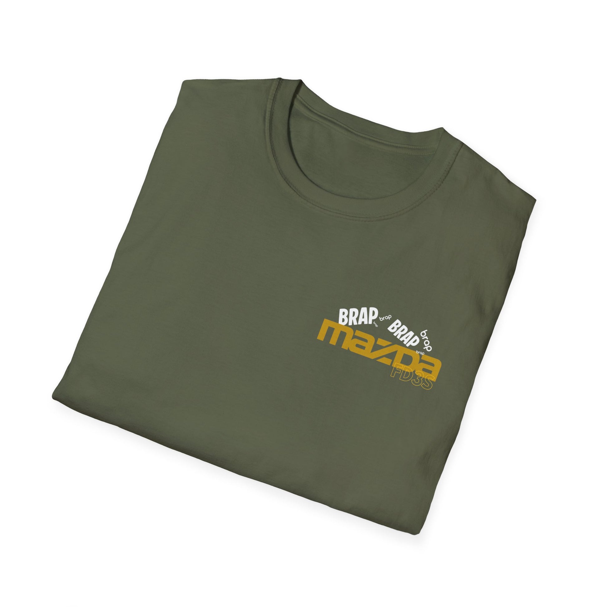 Brap Brap Mazda RX-7 FD3S T-Shirt | JDM Rotary Engine Car Tee | Drift Streetwear