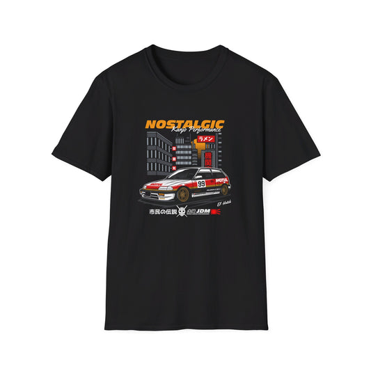 Nostalgic Honda Civic EF Hatch T-Shirt – Celebrate a Classic JDM Icon