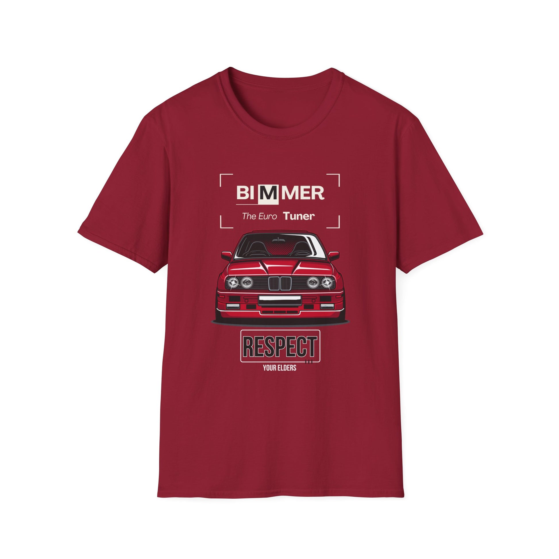 Bimmer E30 Euro Tuner T-Shirt with European Style