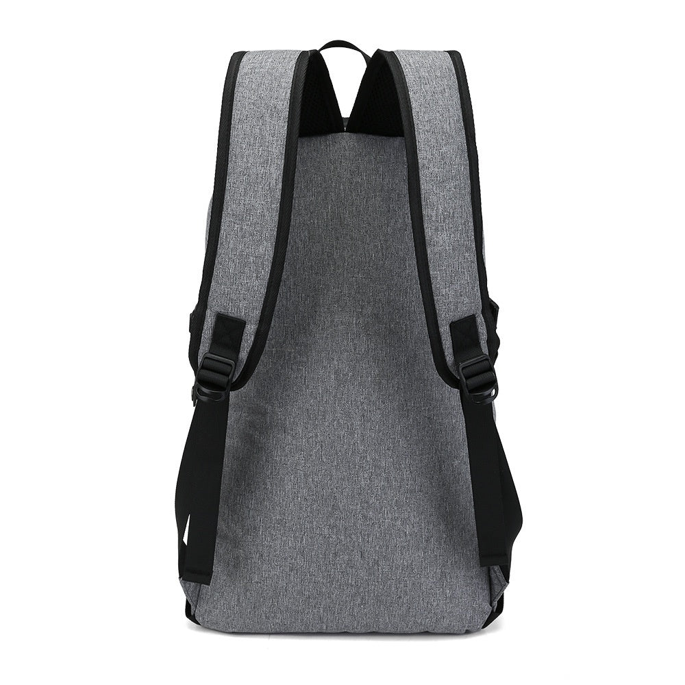 Versatile Canvas Backpack with Air Pillow Belt - Perfect for School