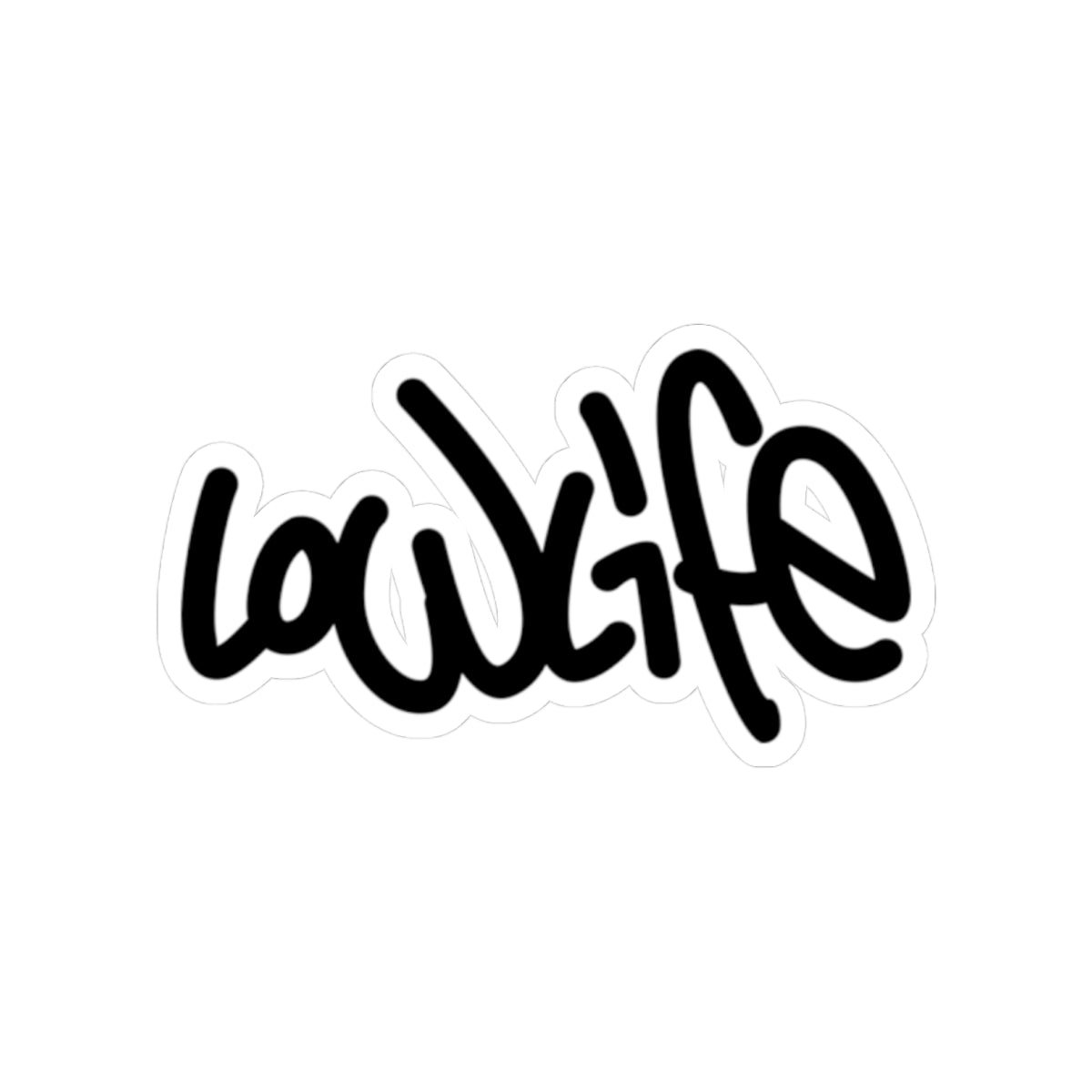 Lowlife Kiss-Cut Stickers, Car Decals, Laptop Stickers, Sports Enthusiast Gifts