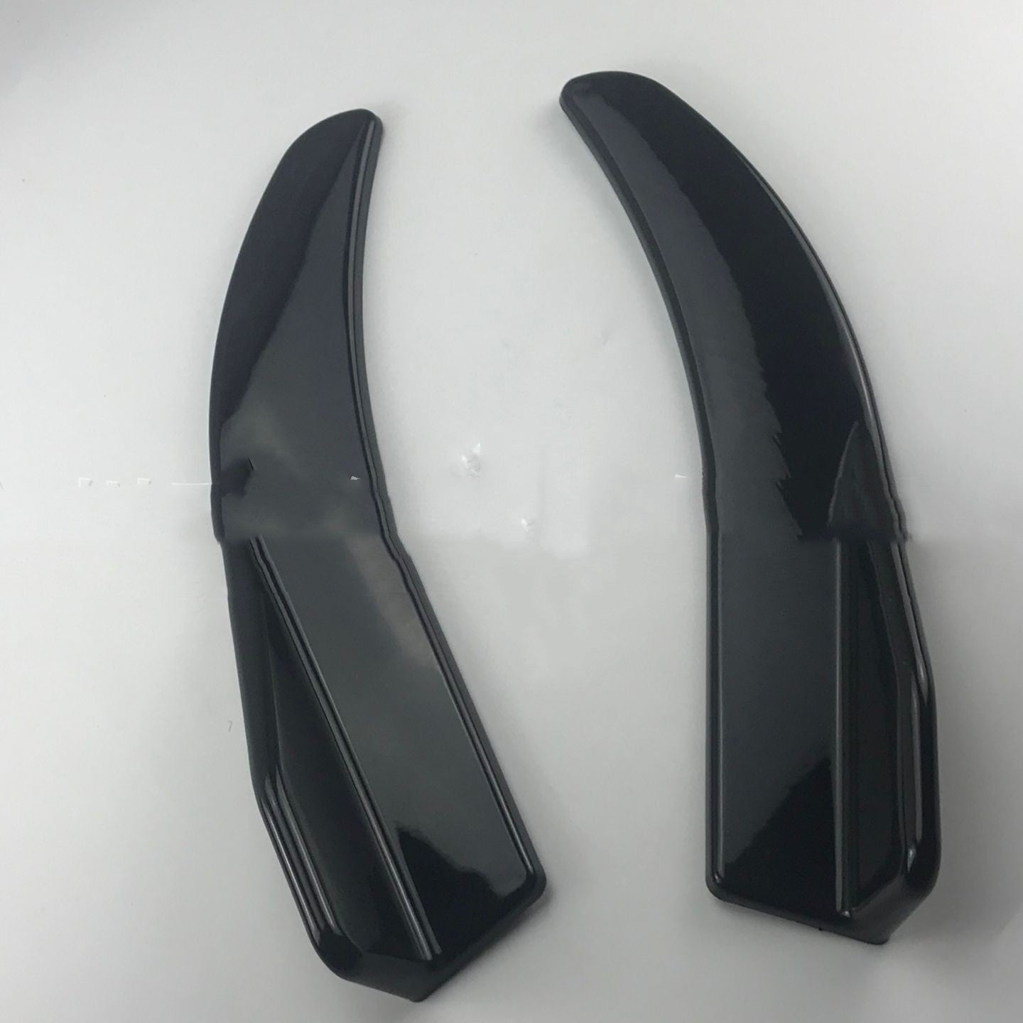 Car Universal Front Deflector Lip Splitter Black or Carbon Fiber