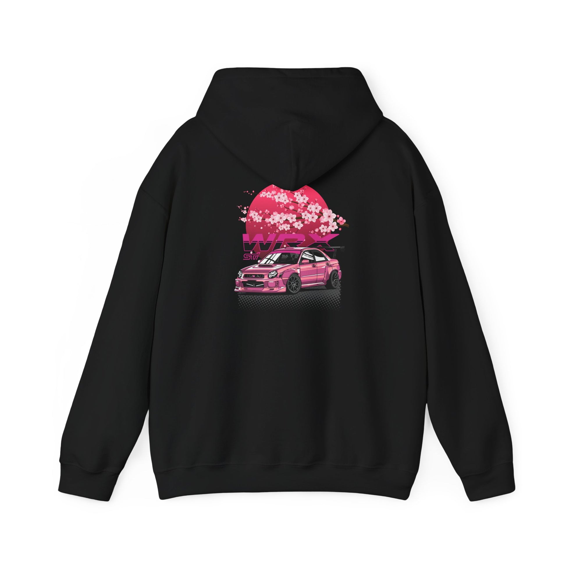 Subaru WRX STI Sakura Hoodie | JDM Cherry Blossom Drift Hoodie | Turbo Boxer Engine Pullover | Street Racer Gift