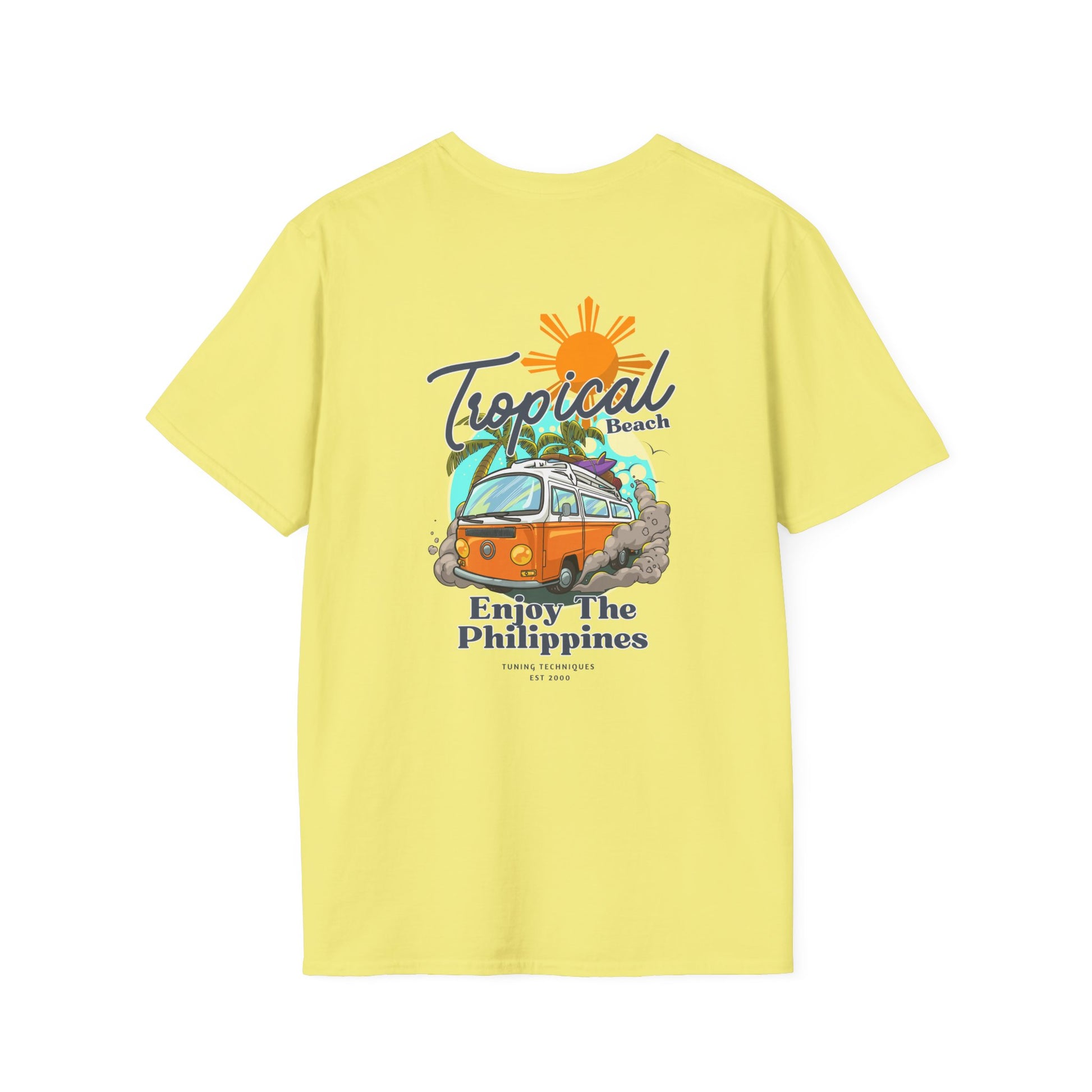 Tropical Beach Vibes Retro Edition T-Shirt