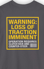 Loss of Traction Warning Tee | Drift Control Streetwear Shirt Tuning Techniques
