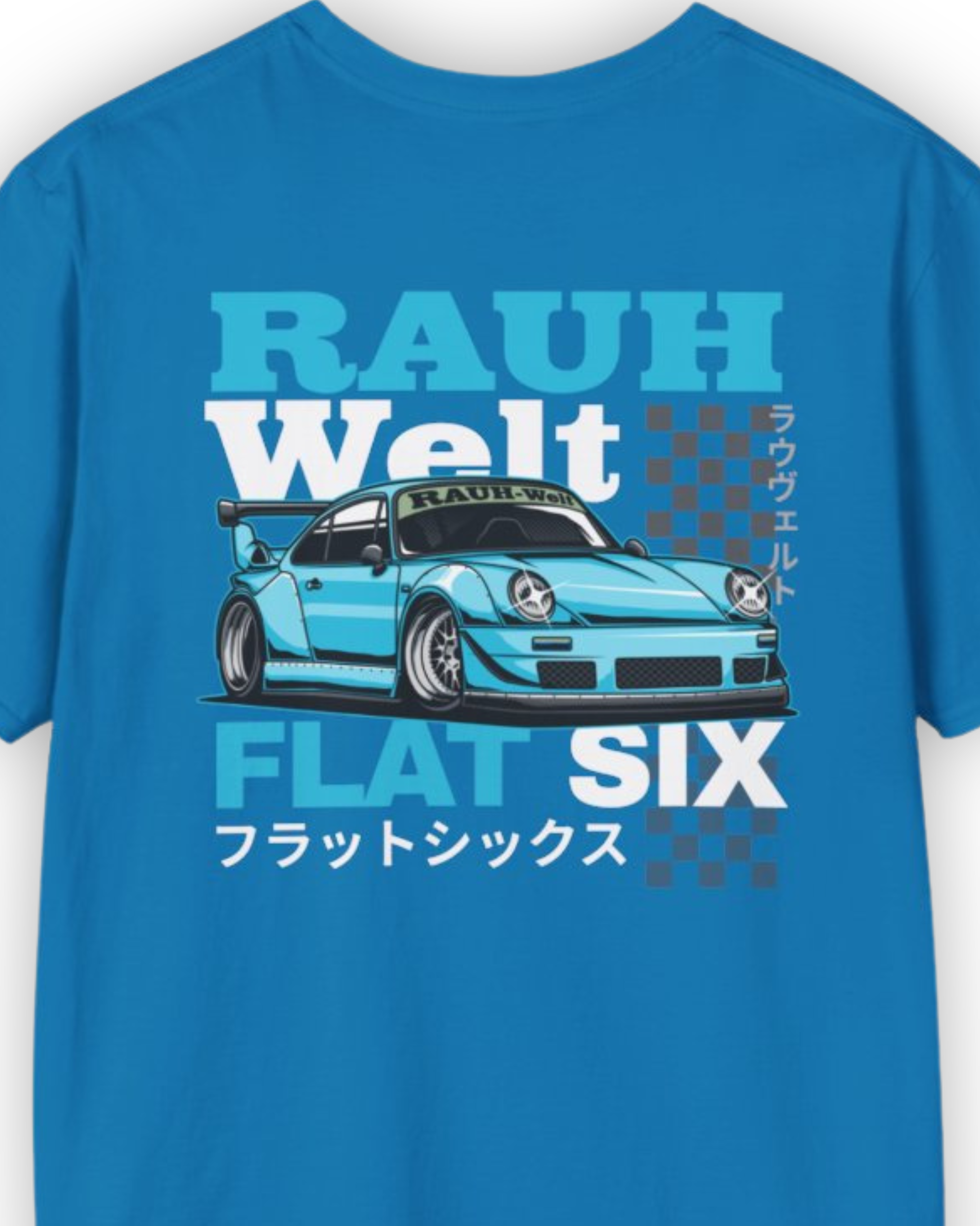 Widebody 964 “Flat Six” Tee | Air-Cooled Performance Streetwear Shirt Tuning Techniques