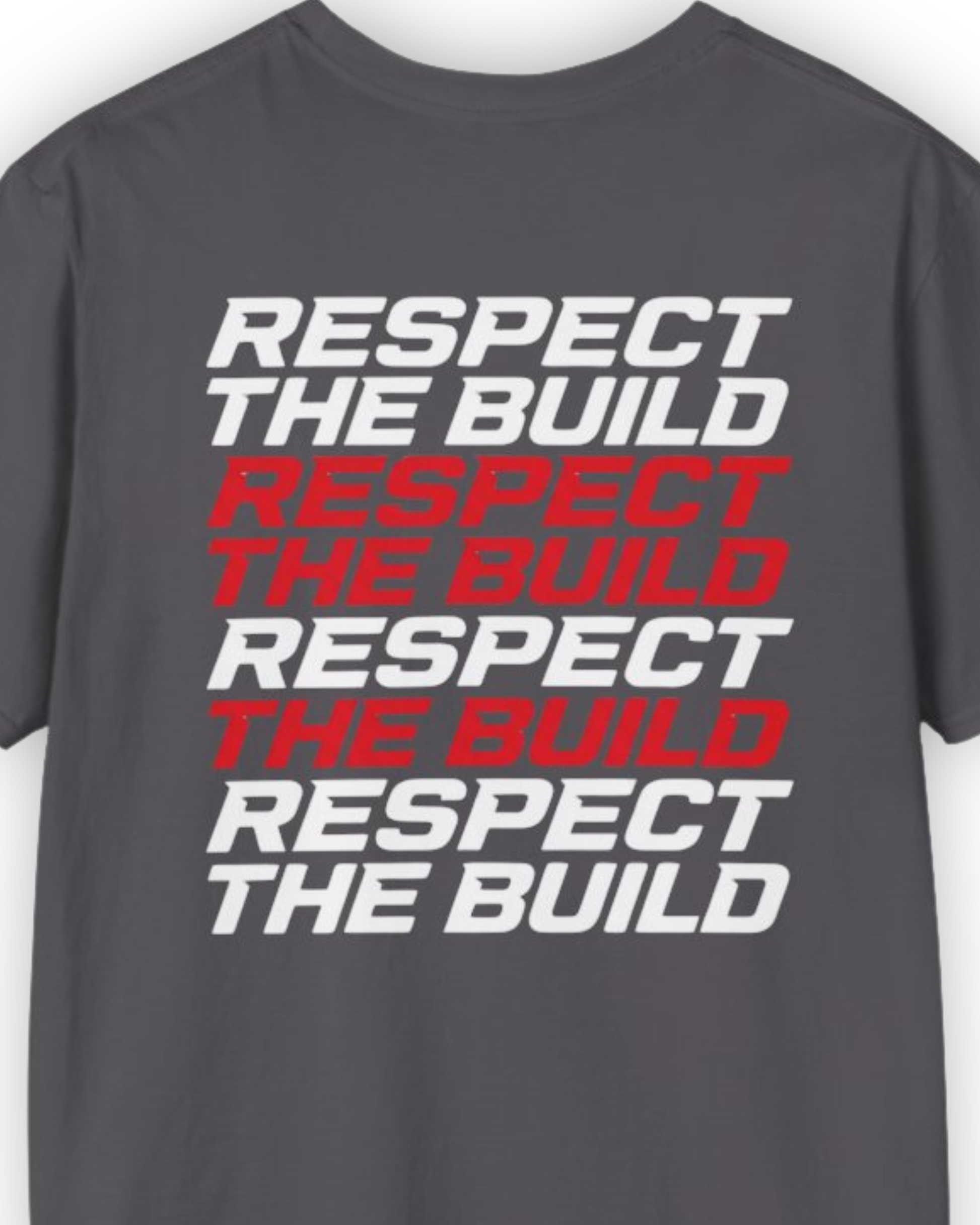 Respect The Build Tee | Stacked Minimal Automotive Streetwear Shirt Tuning Techniques
