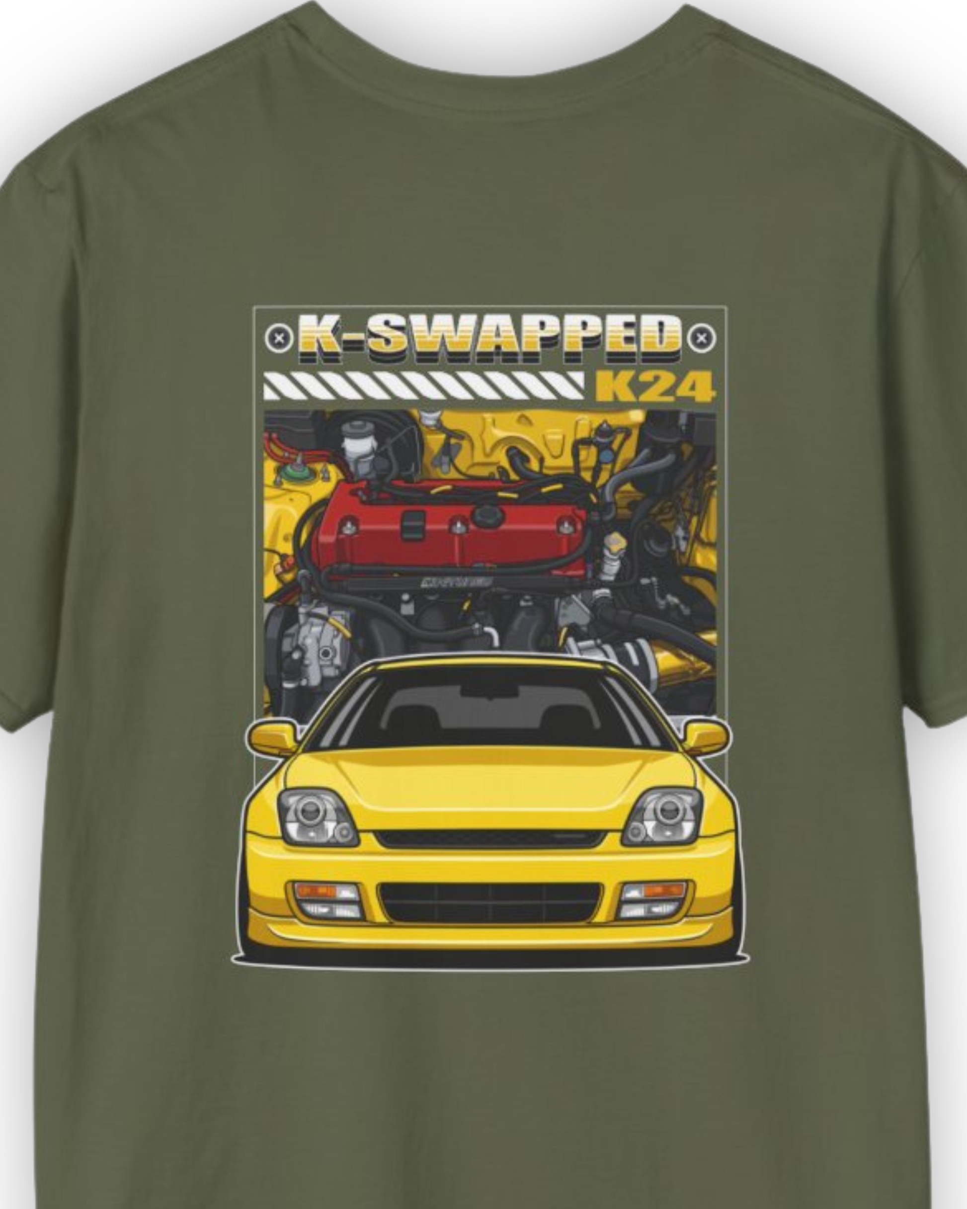 K-Swapped K24 Tee | Engine Swap Car Culture Shirt Tuning Techniques