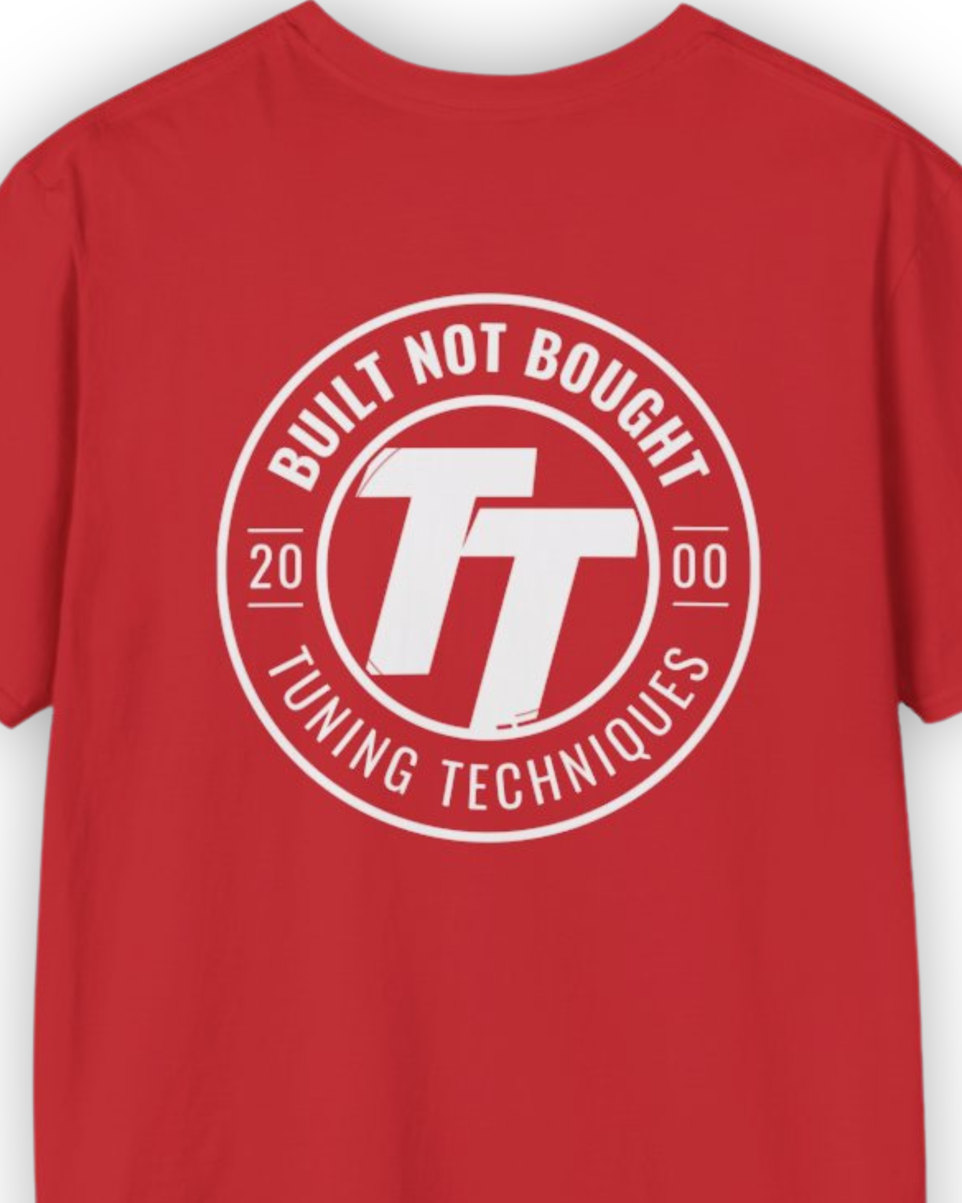 Built Not Bought TT Badge Tee | Minimal Garage Streetwear Shirt Tuning Techniques
