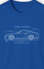 Toyota Supra Blueprint Tee | Minimal JDM Streetwear Shirt | OEM+ Collection Tuning Techniques