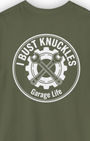 I Bust Knuckles Tee | Garage Life Streetwear Shirt Tuning Techniques