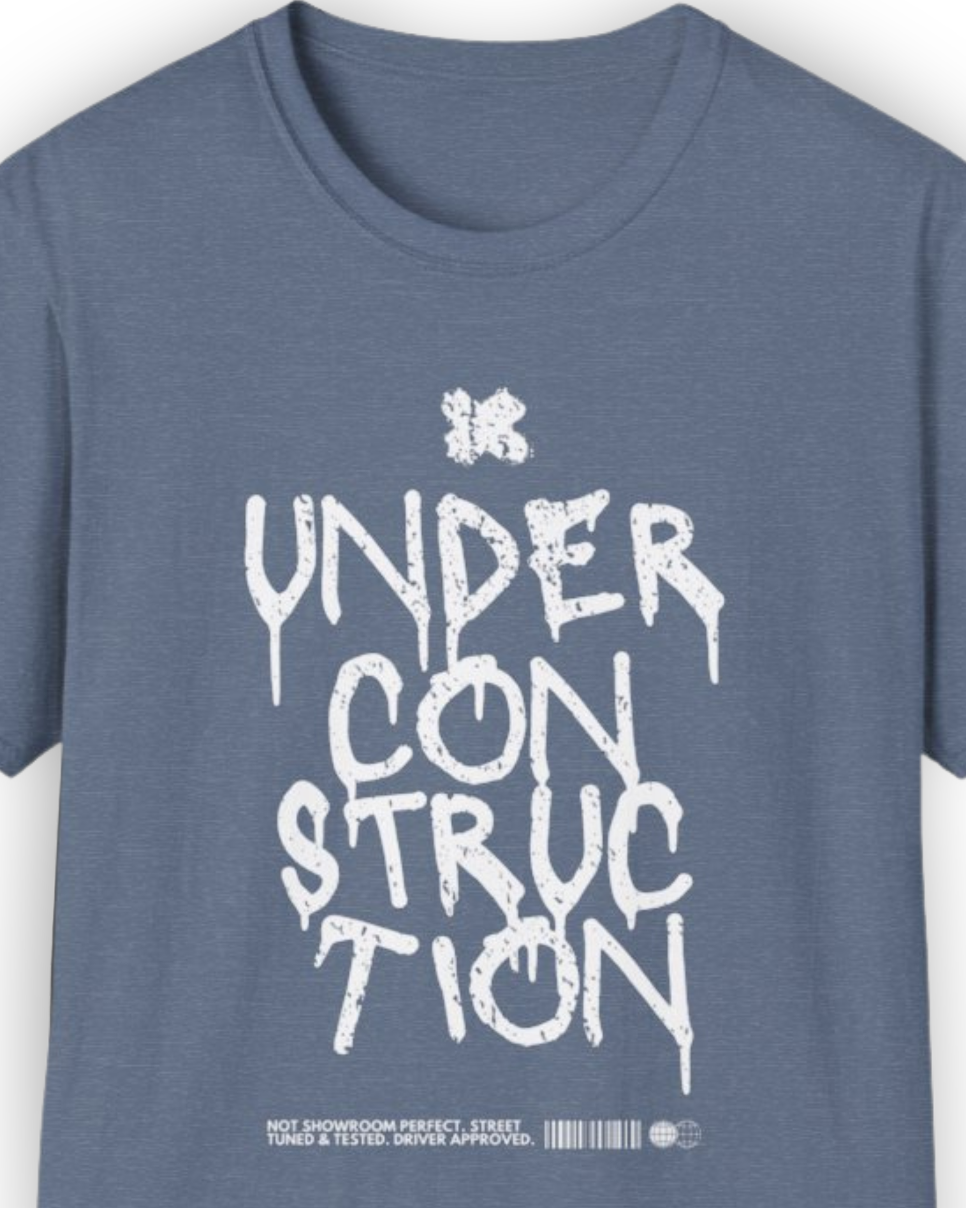 Under Construction Tee | Minimal Garage Life Streetwear Shirt Tuning Techniques