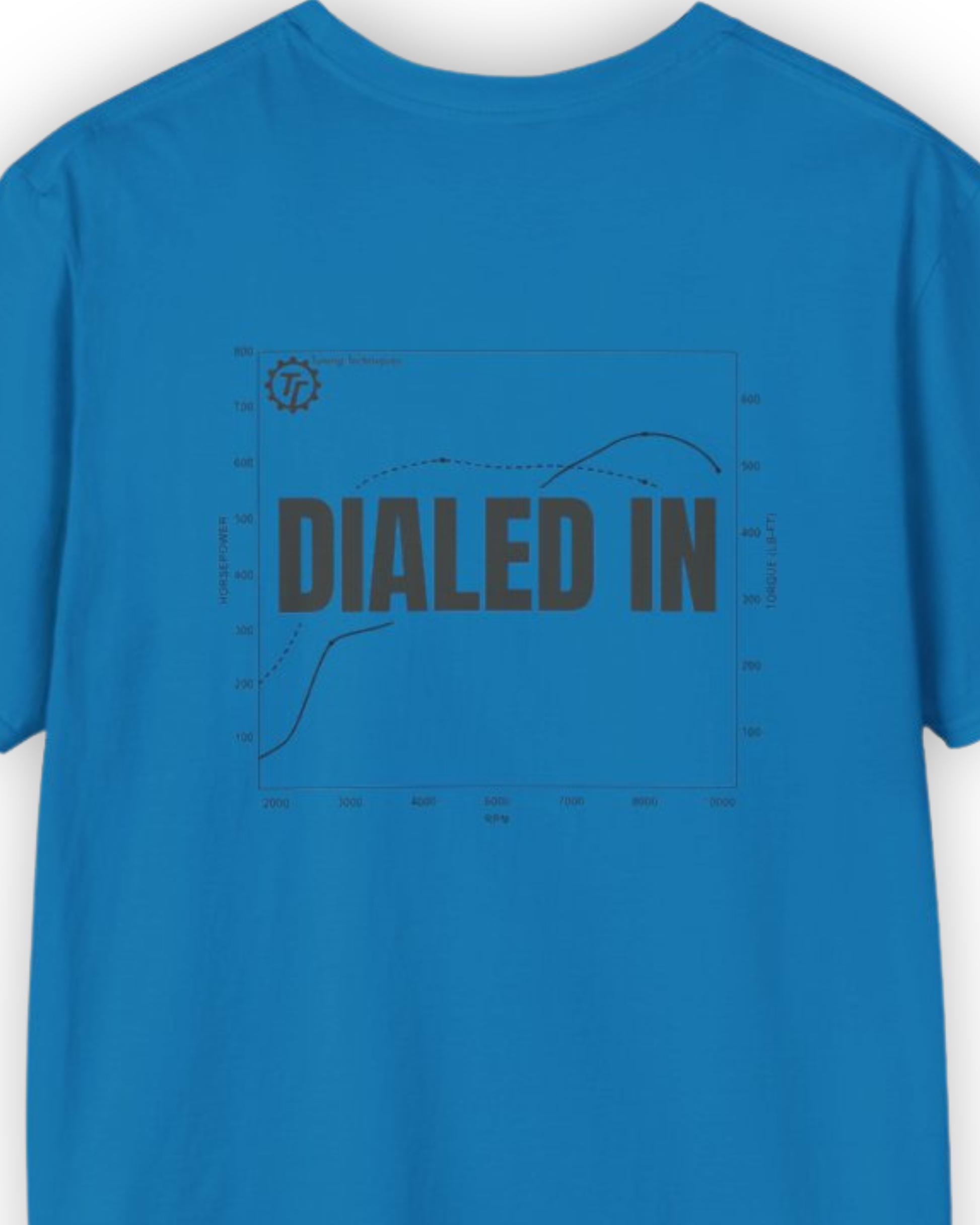 Dialed In Dyno Sheet Tee | Performance Tuning Streetwear Shirt Tuning Techniques