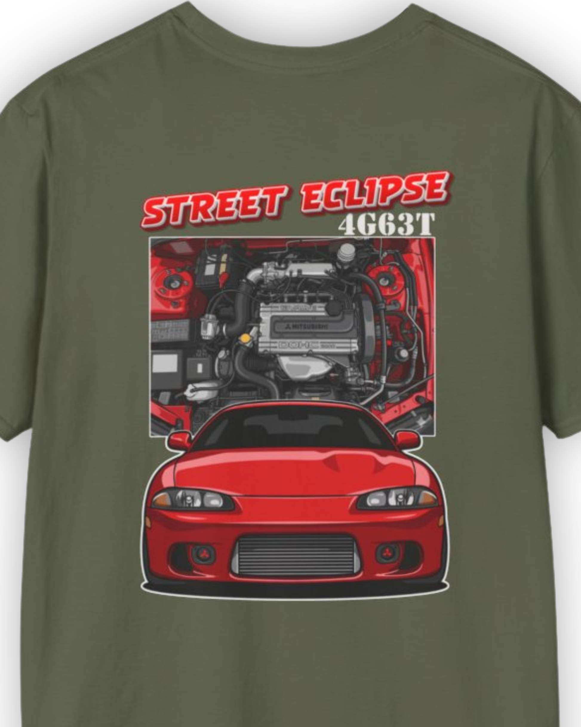 Street Eclipse Tee | 4G63T Turbo Car Culture Streetwear Shirt Tuning Techniques