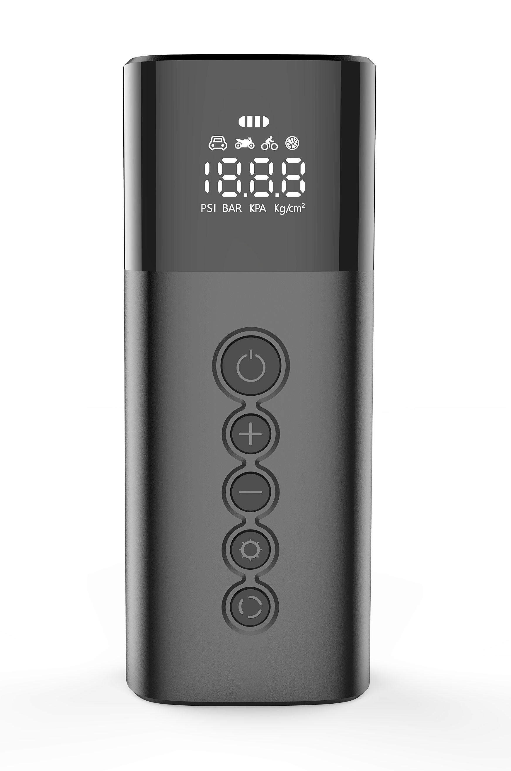 Portable Car Air Pump – Multifunctional Electric Tire Inflator with Compact Design