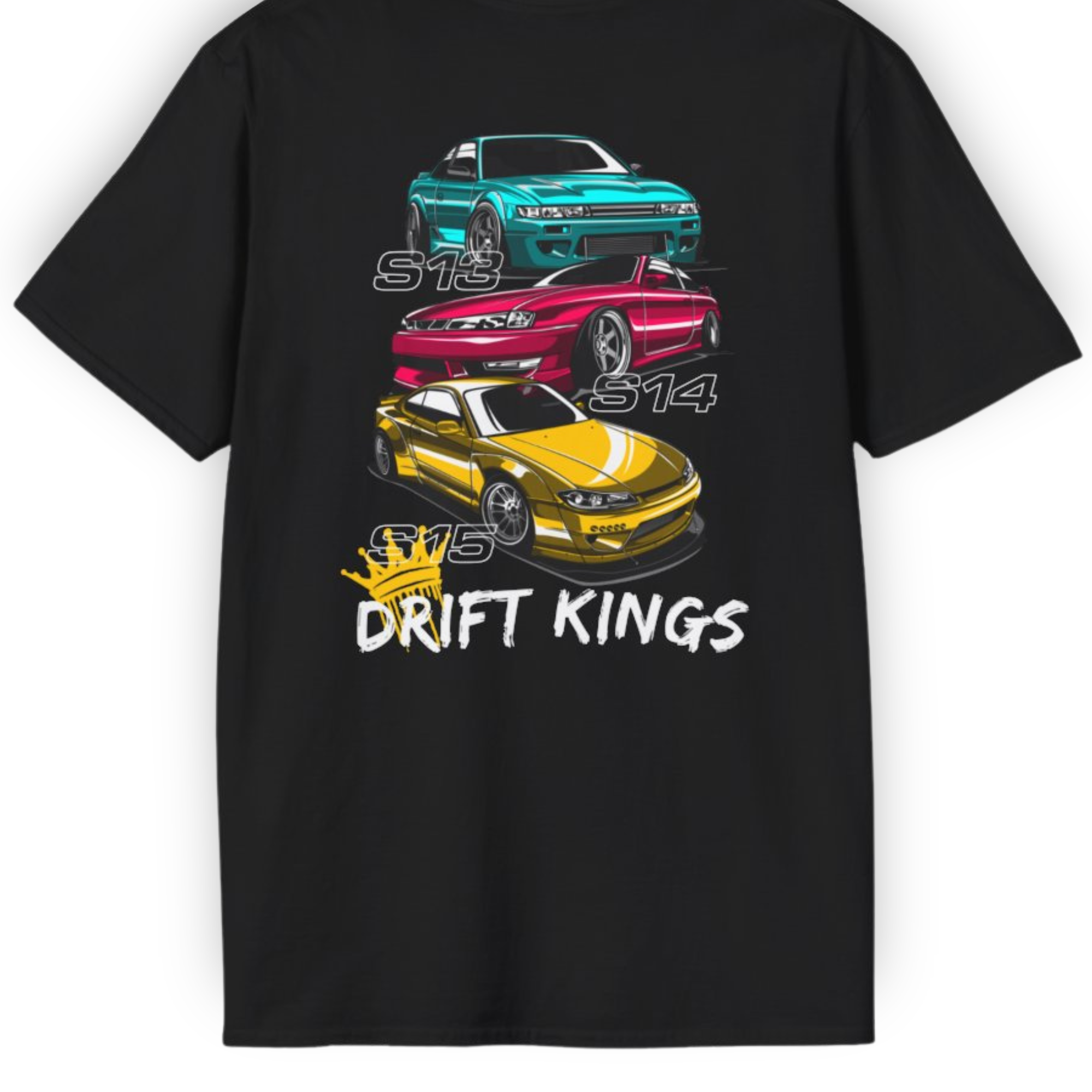 Drift Kings Trio Tee | S13 S14 S15 JDM Streetwear Shirt Tuning Techniques