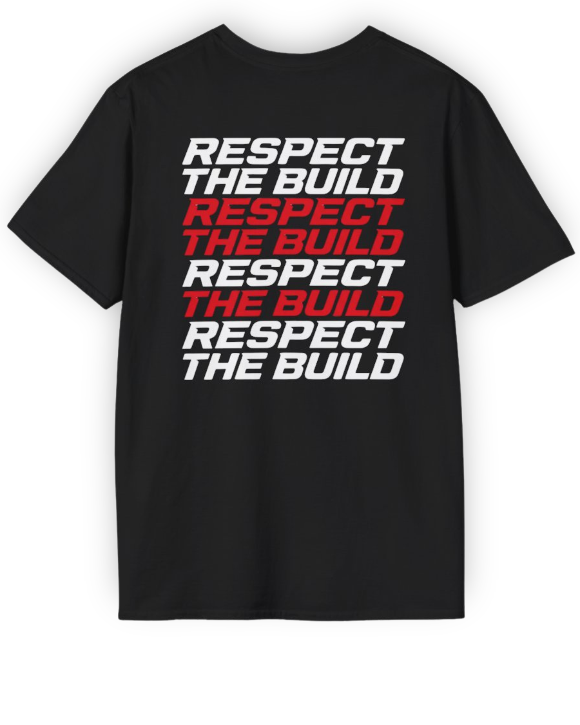 Respect The Build Tee | Stacked Minimal Automotive Streetwear Shirt Tuning Techniques