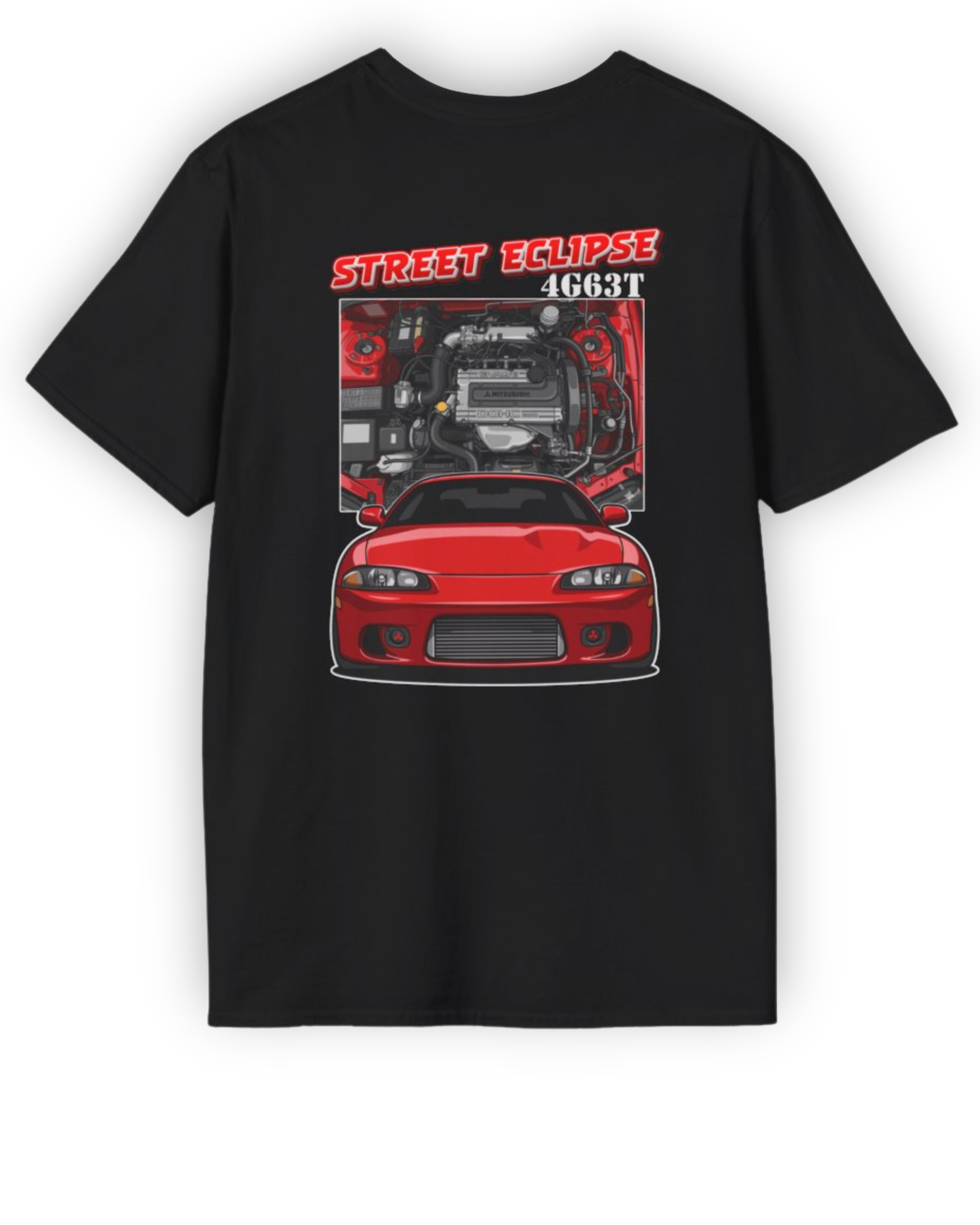 Street Eclipse Tee | 4G63T Turbo Car Culture Streetwear Shirt Tuning Techniques