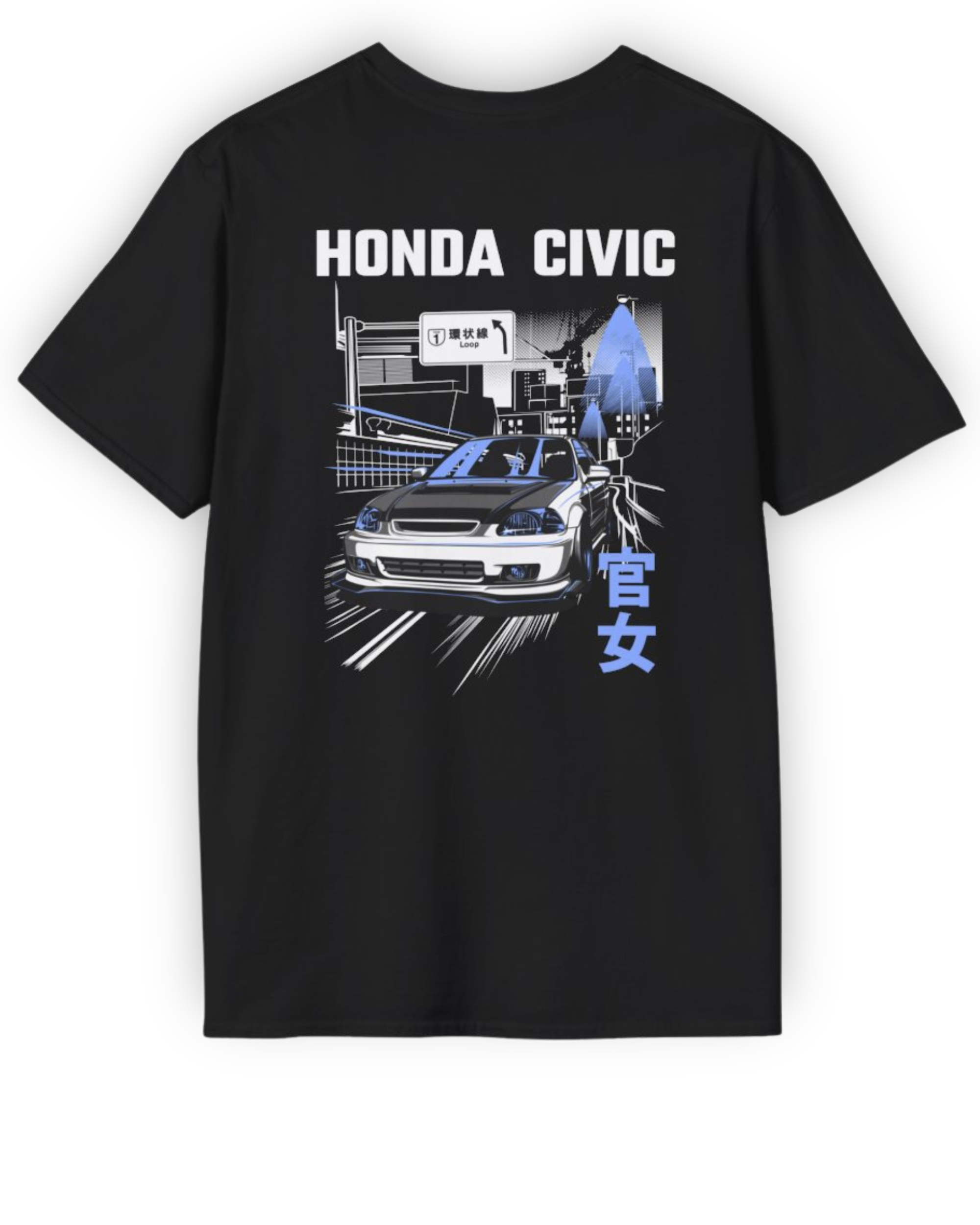 Kanjo Loop Racer Tee | EK9-Inspired Civic Street Racing Shirt Tuning Techniques
