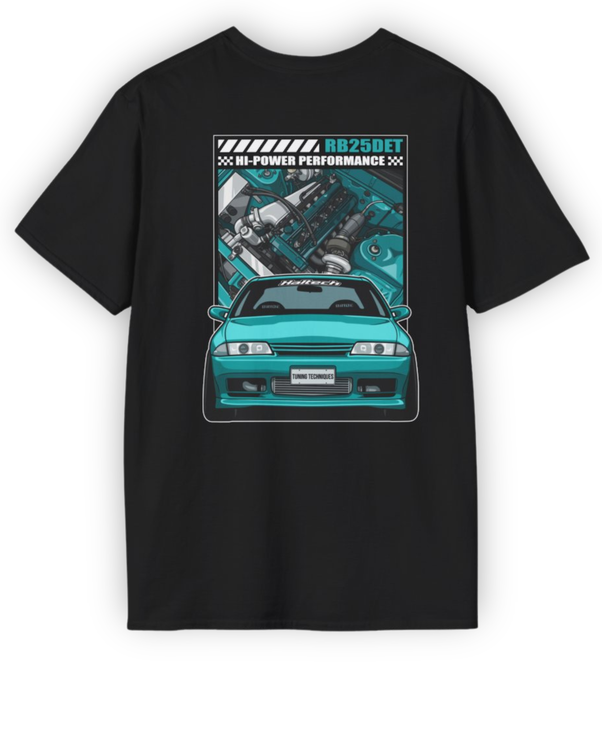 RB25DET Performance Tee | JDM Turbo Engine Graphic Streetwear Shirt Tuning Techniques