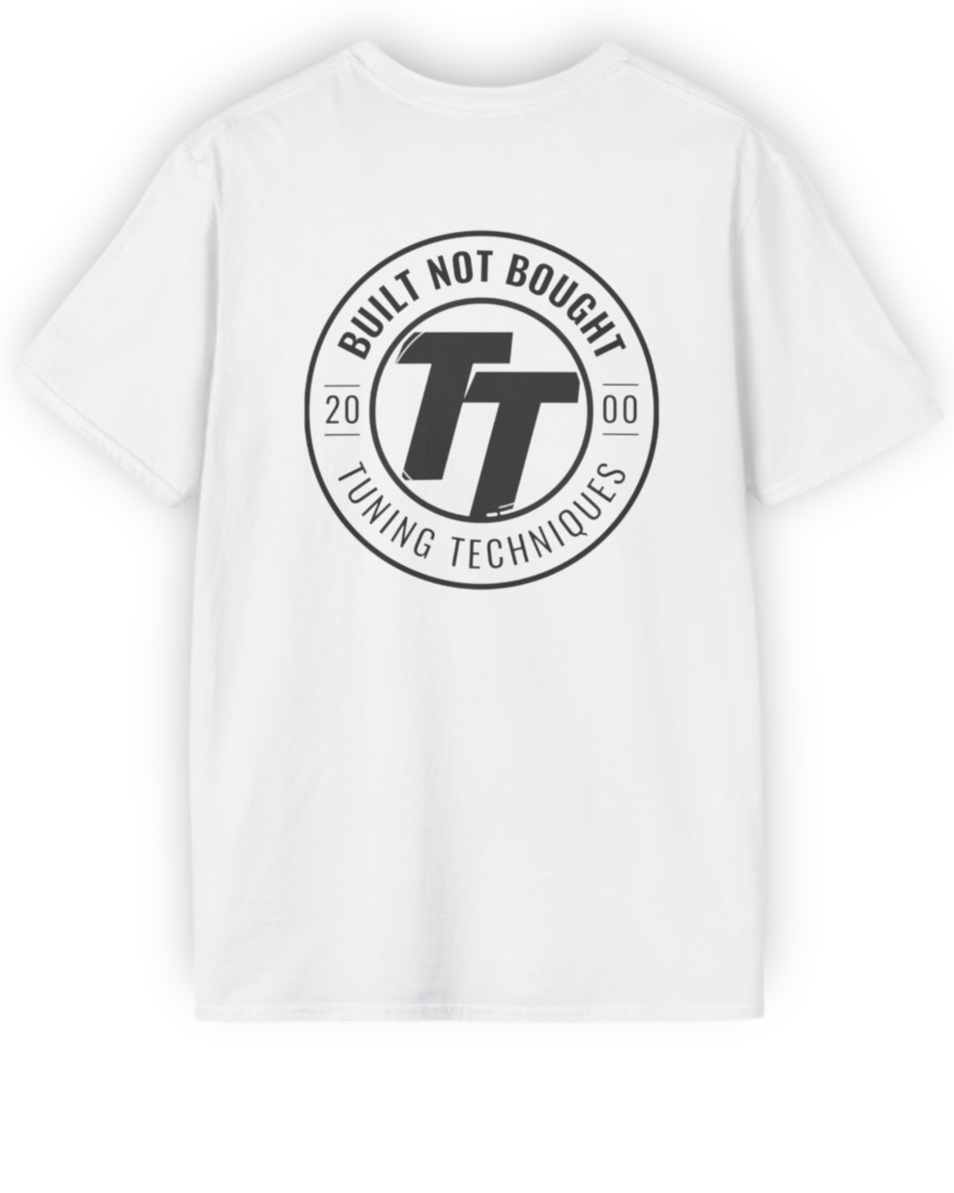 Built Not Bought TT Badge Tee | Minimal Garage Streetwear Shirt Tuning Techniques